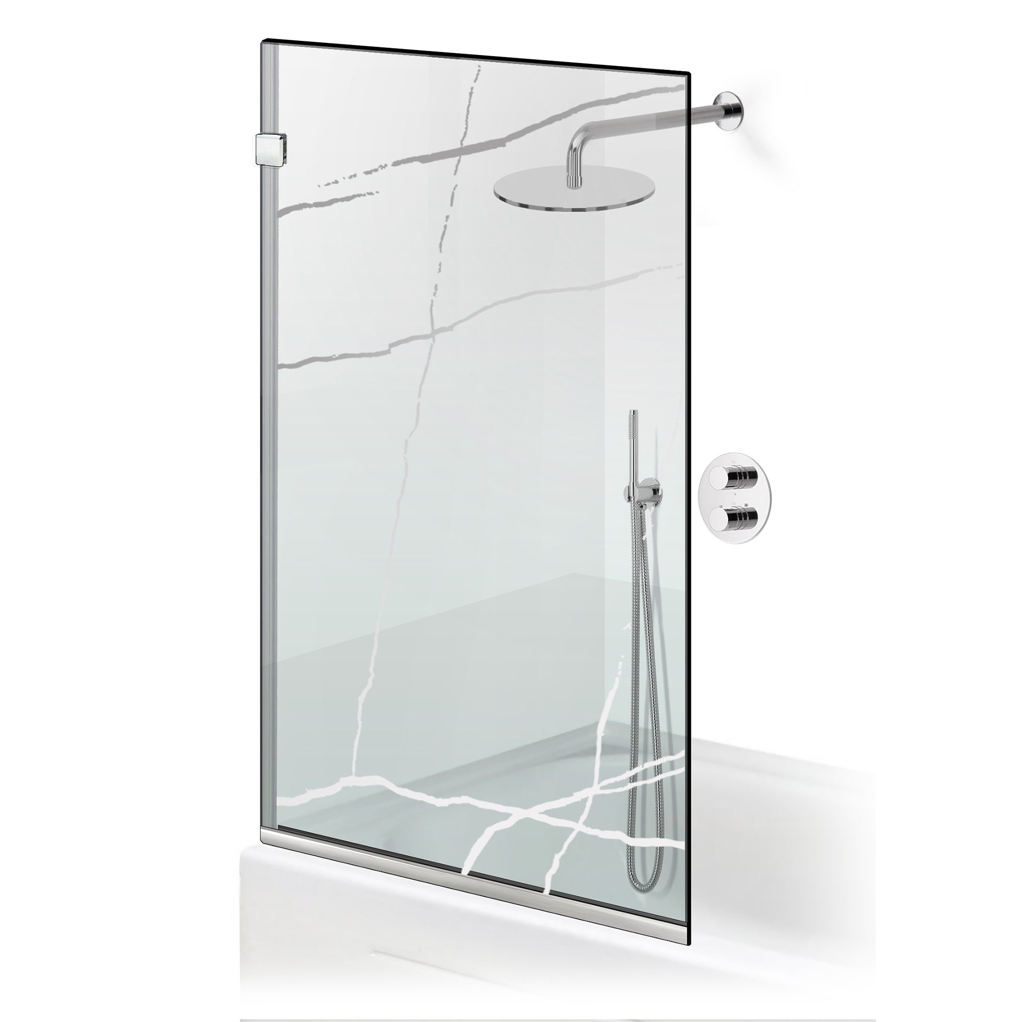 Bath screen, Bath screen Stainless steel