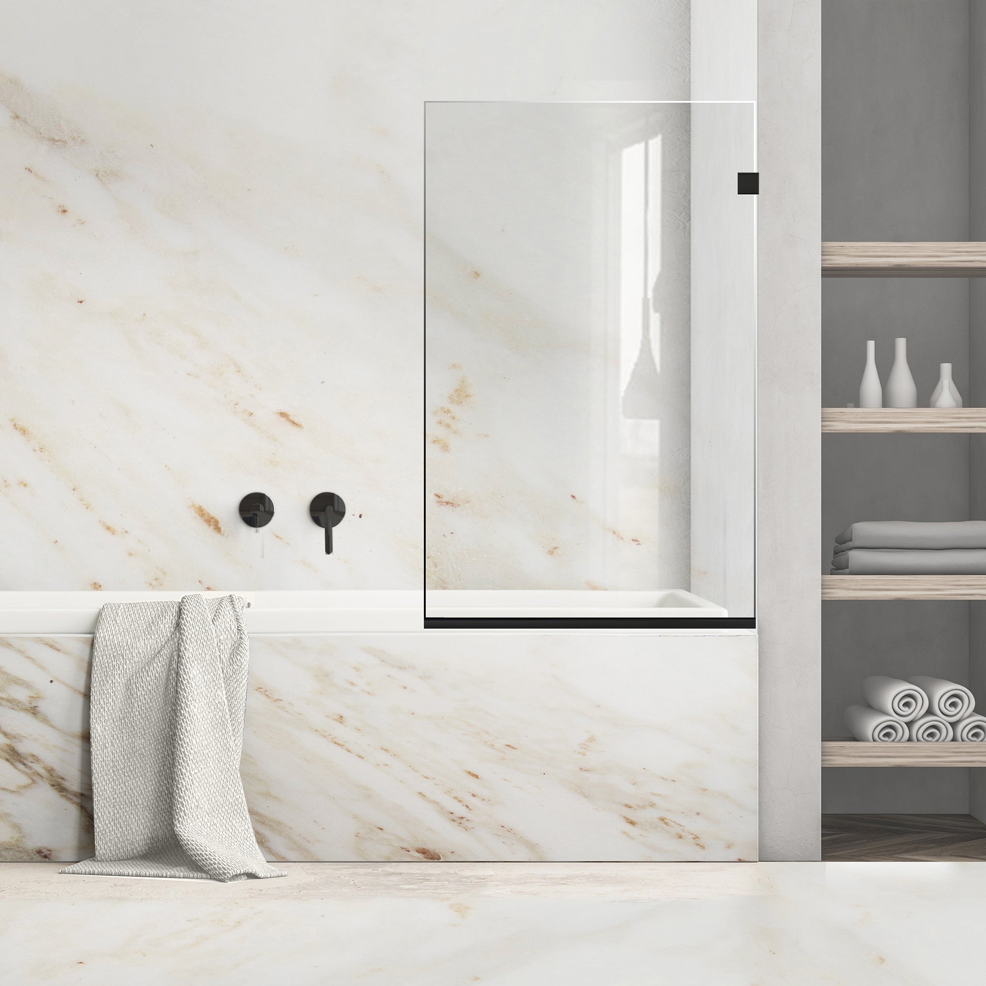 Bath screen, Bath screen Stainless steel