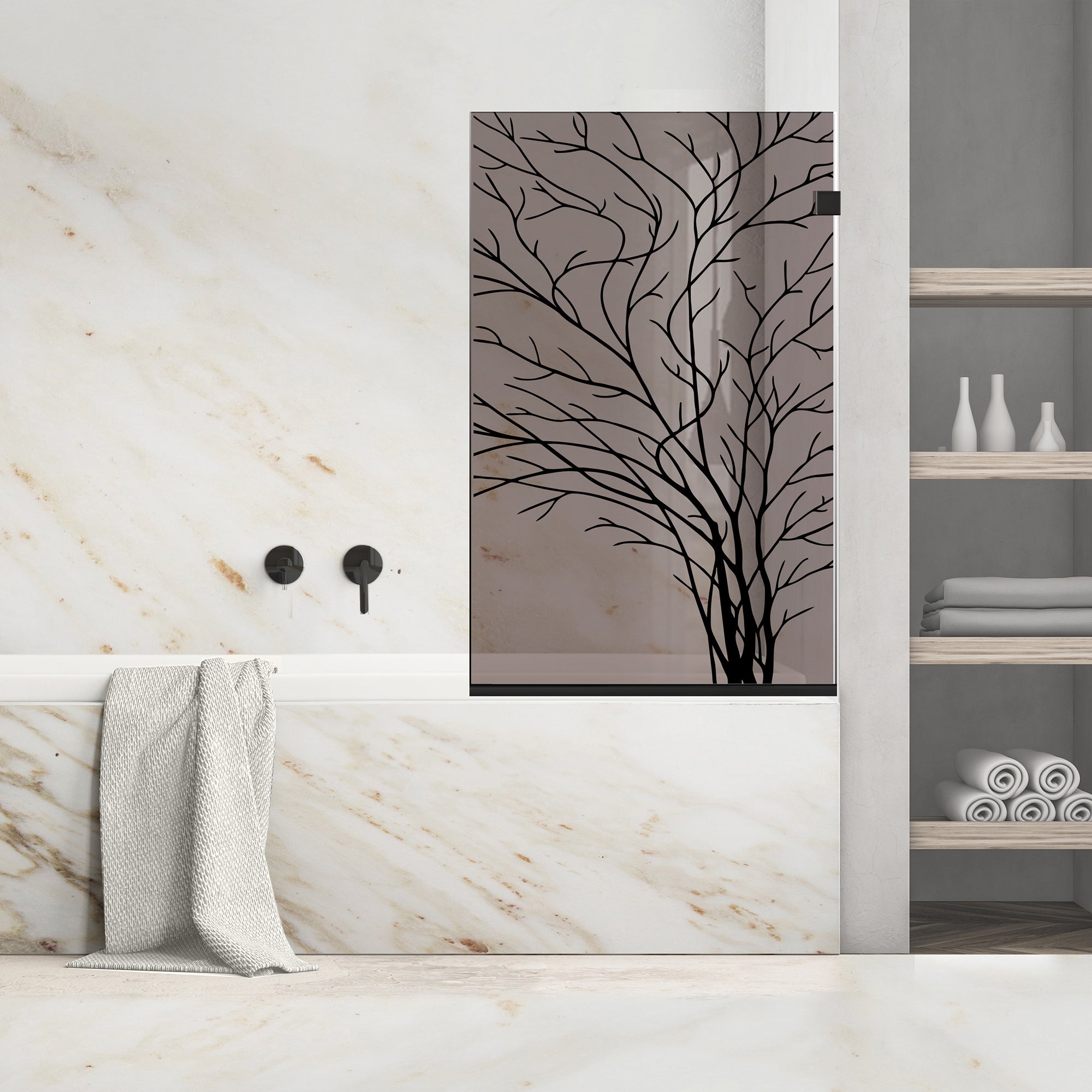 Bath screen, Bath screen Stainless steel