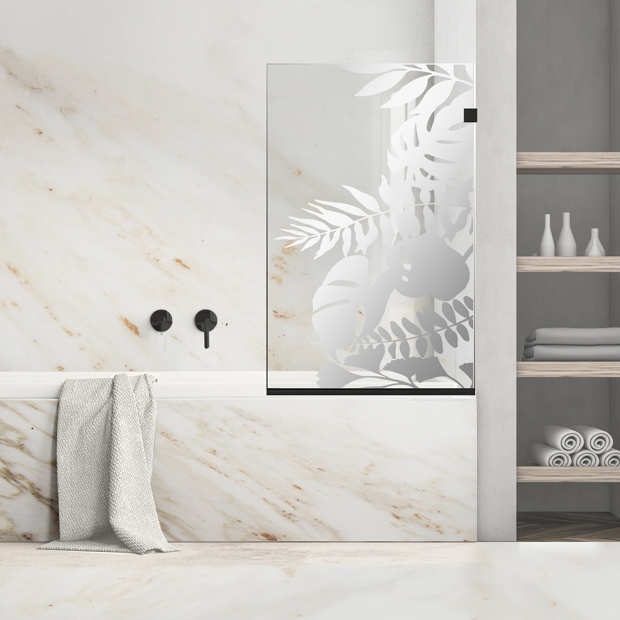 Bath screen, Bath screen Stainless steel
