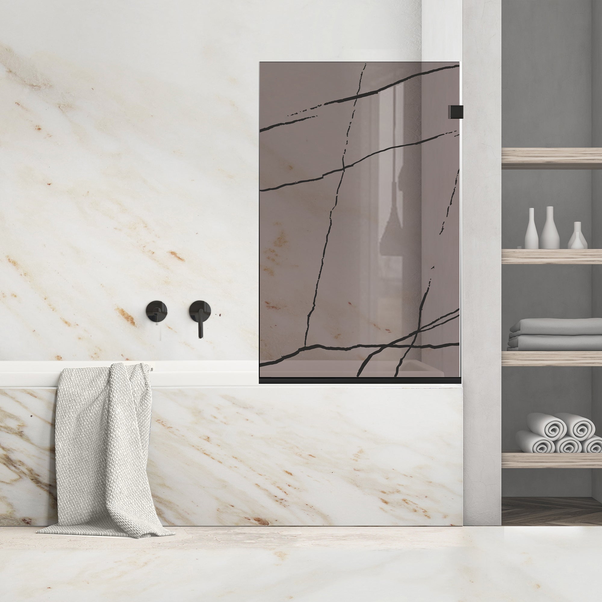 Bath screen, Bath screen Stainless steel
