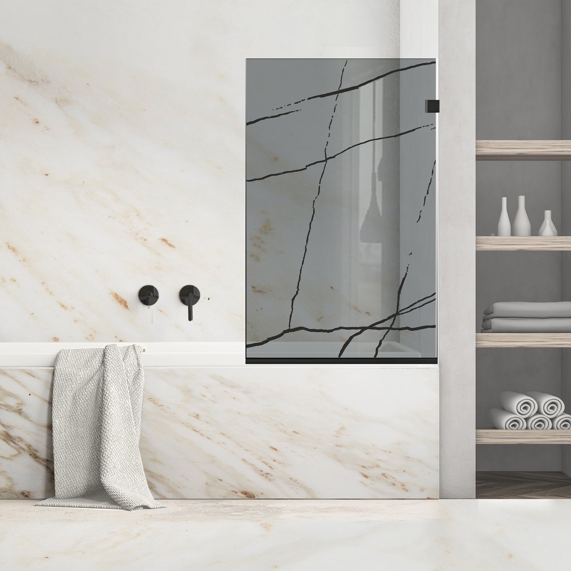 Bath screen, Bath screen Stainless steel