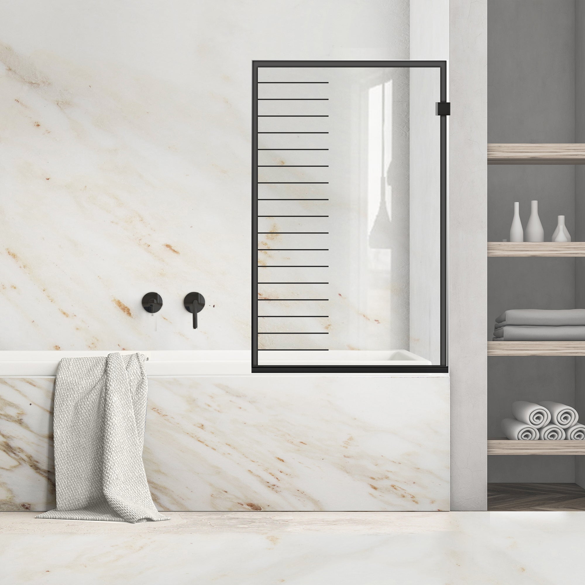 Bath screen, Bath screen Stainless steel