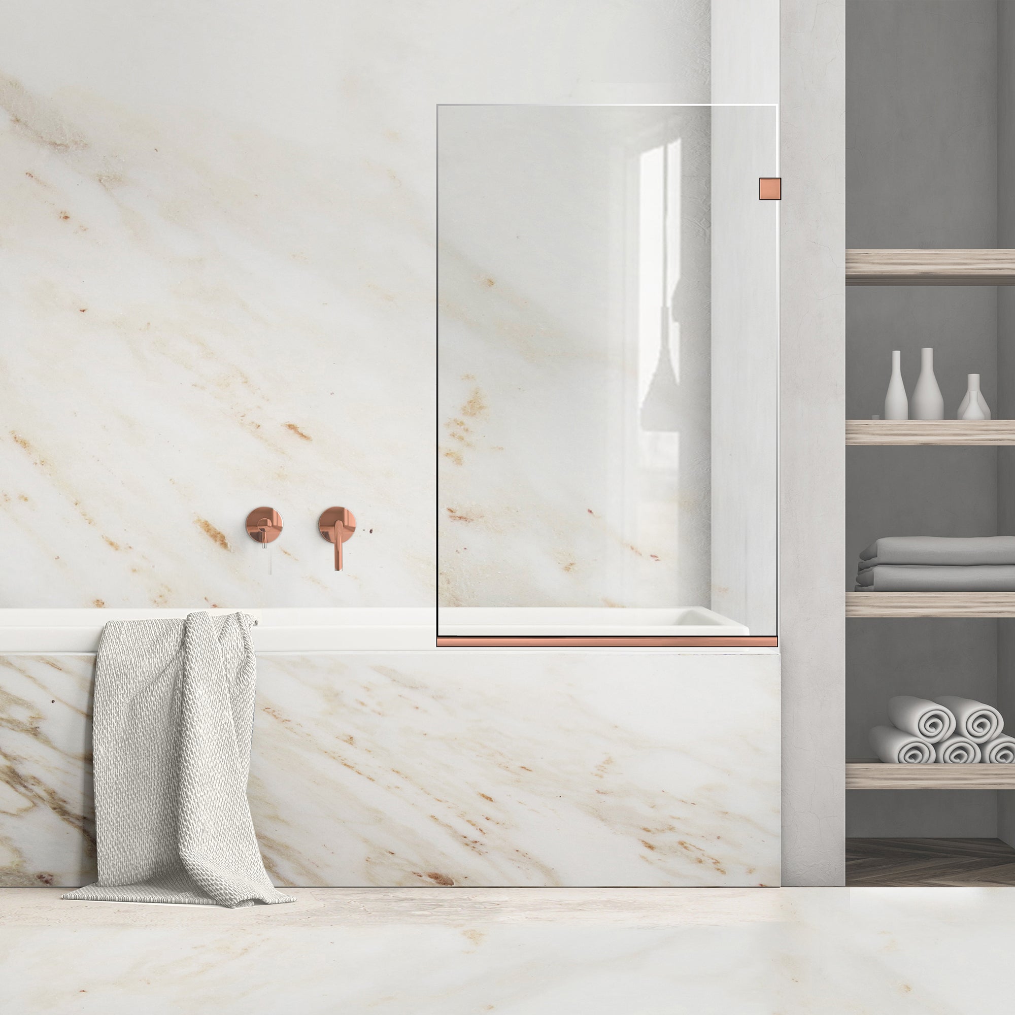 Bath screen, Bath screen Stainless steel