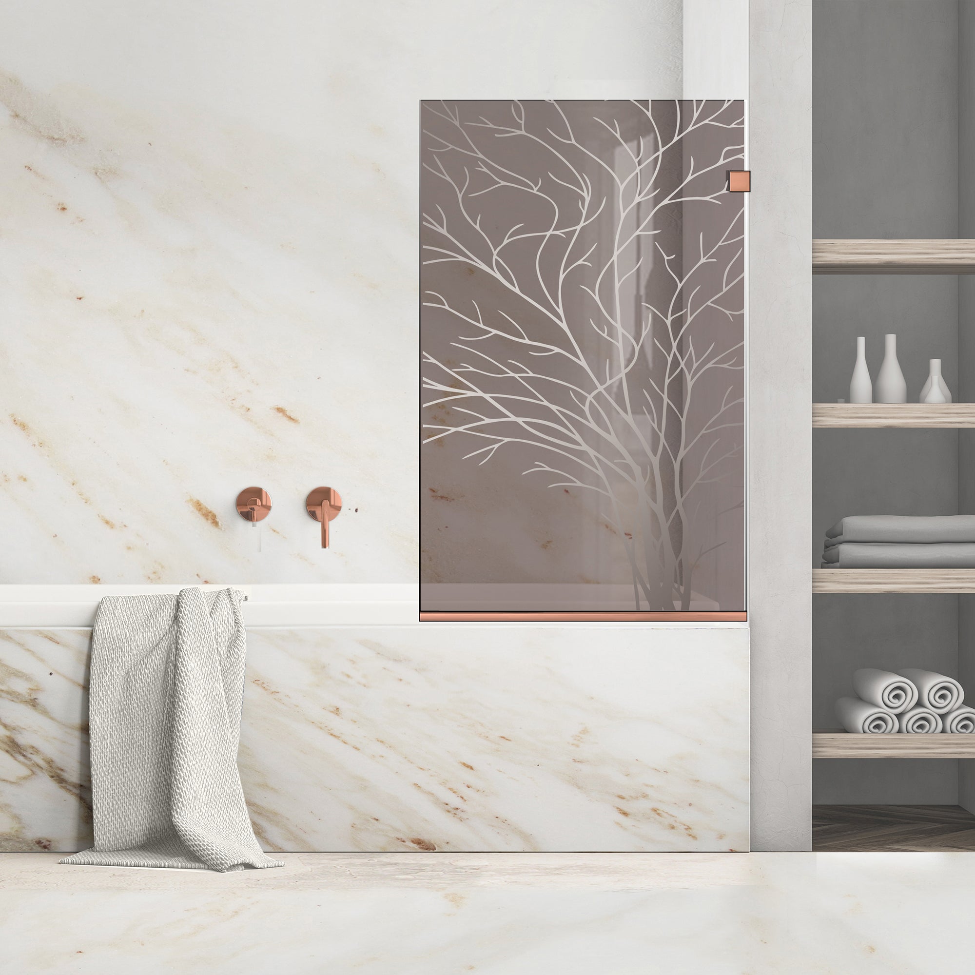 Bath screen, Bath screen Stainless steel