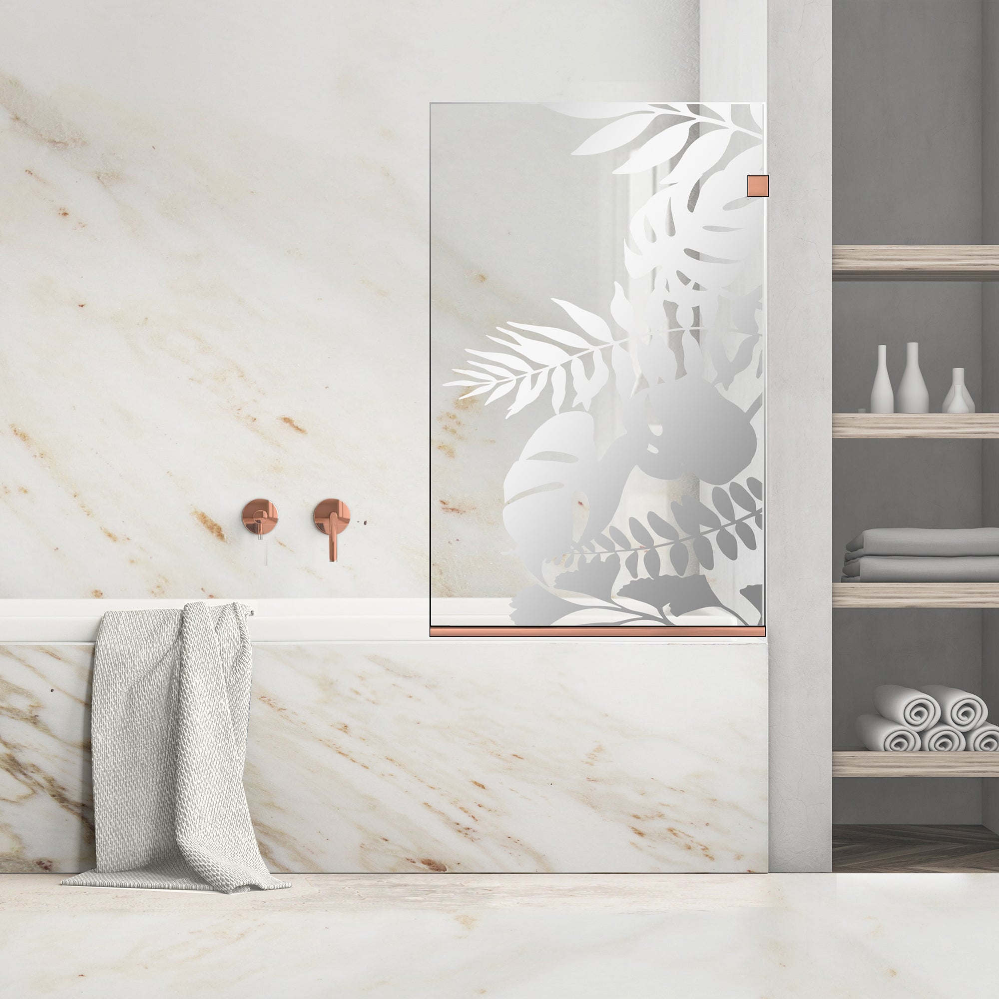 Bath screen, Bath screen Stainless steel
