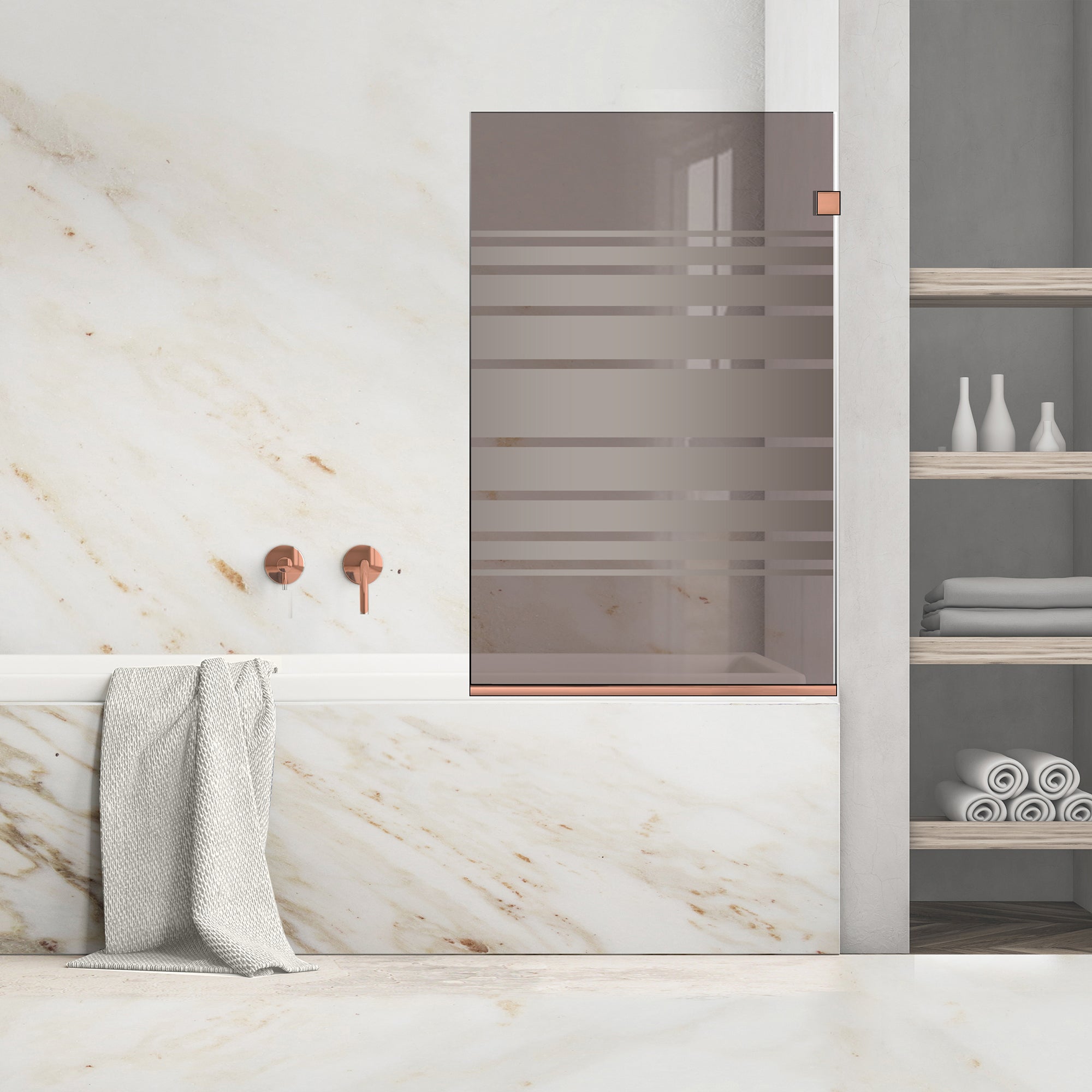 Bath screen, Bath screen Stainless steel