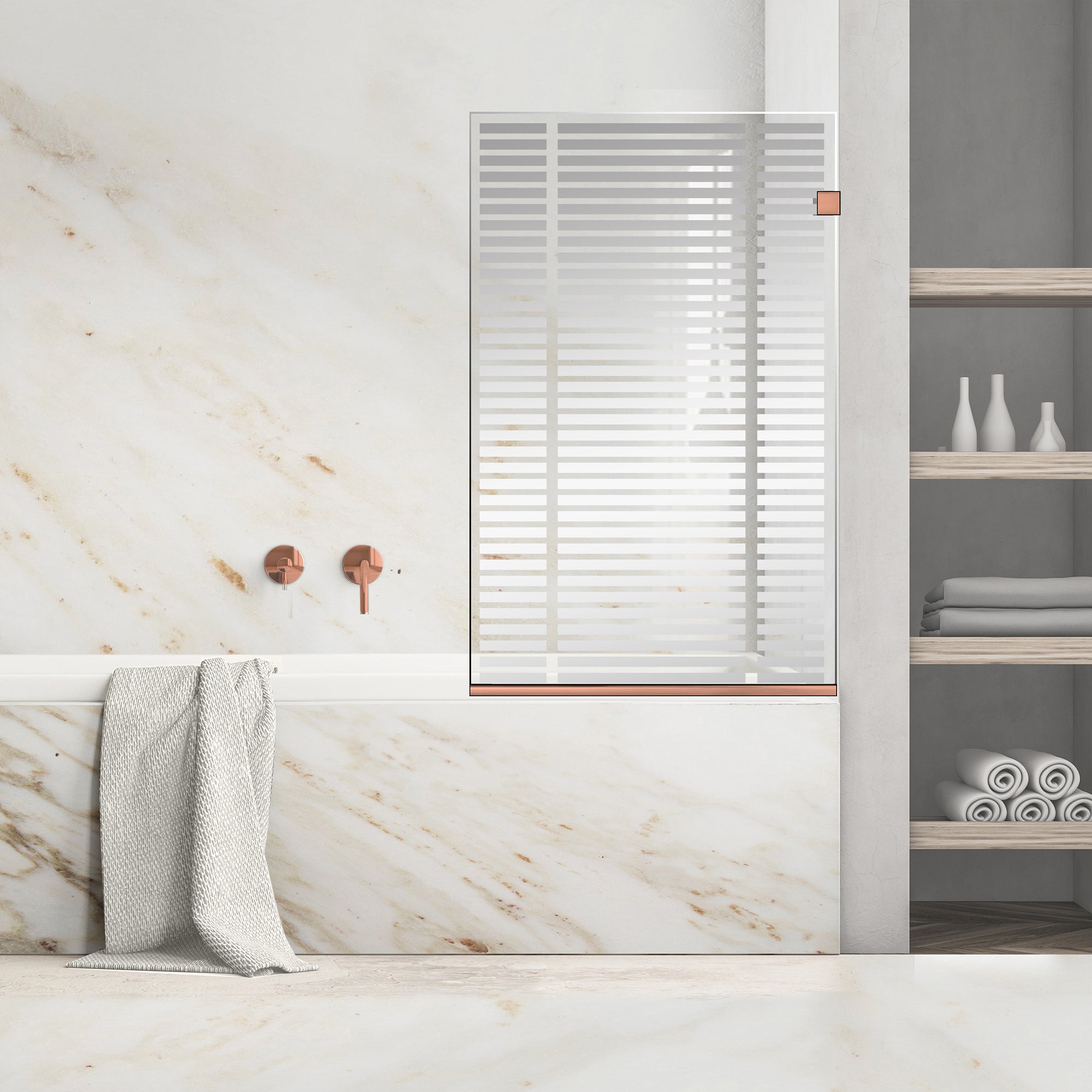 Bath screen, Bath screen Stainless steel