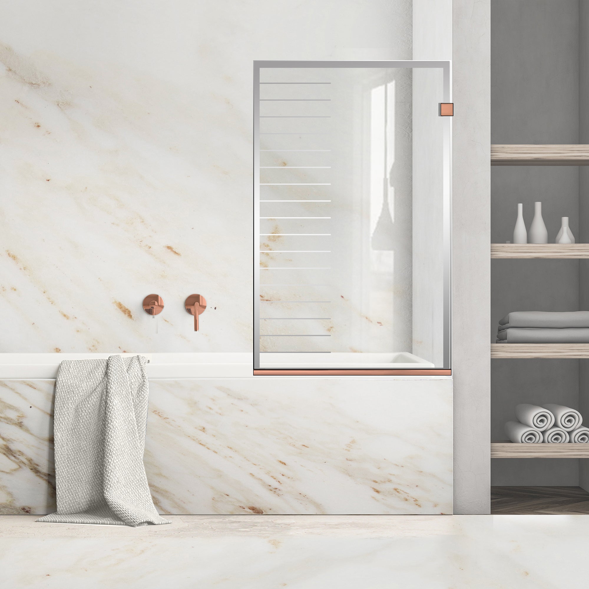 Bath screen, Bath screen Stainless steel