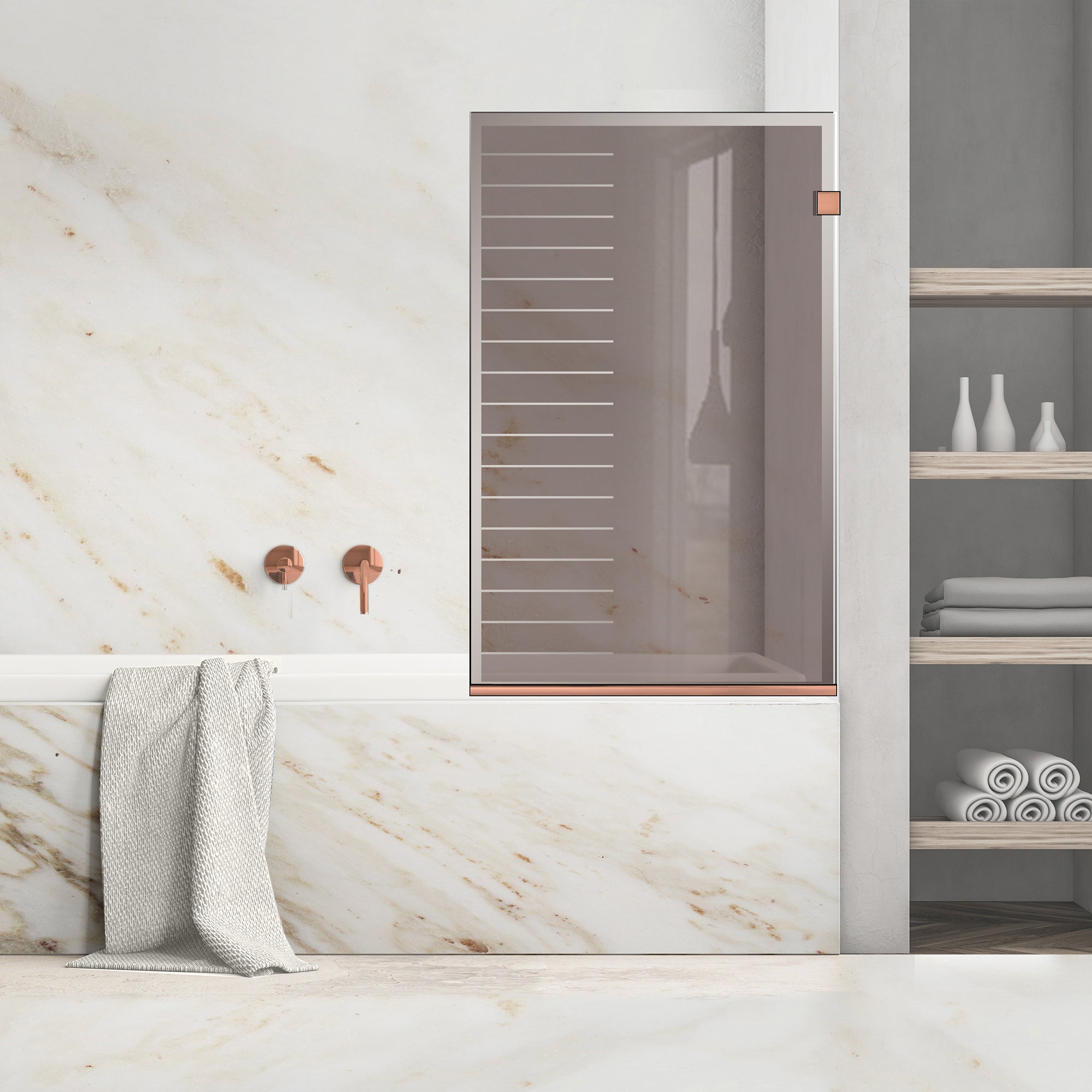 Bath screen, Bath screen Stainless steel