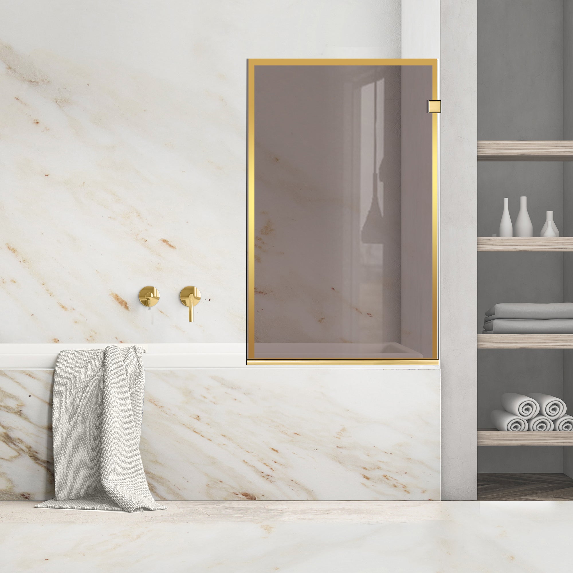 Bath screen, Bath screen Stainless steel