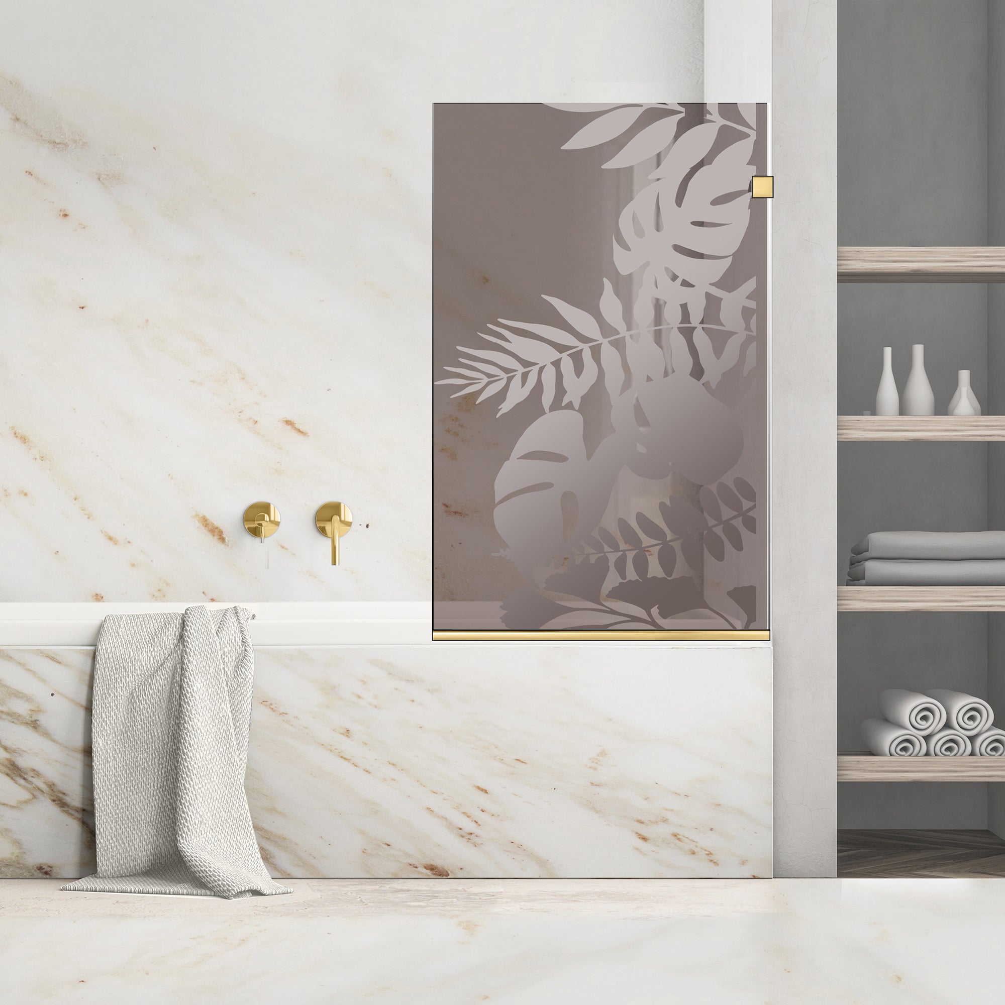 Bath screen, Bath screen Stainless steel