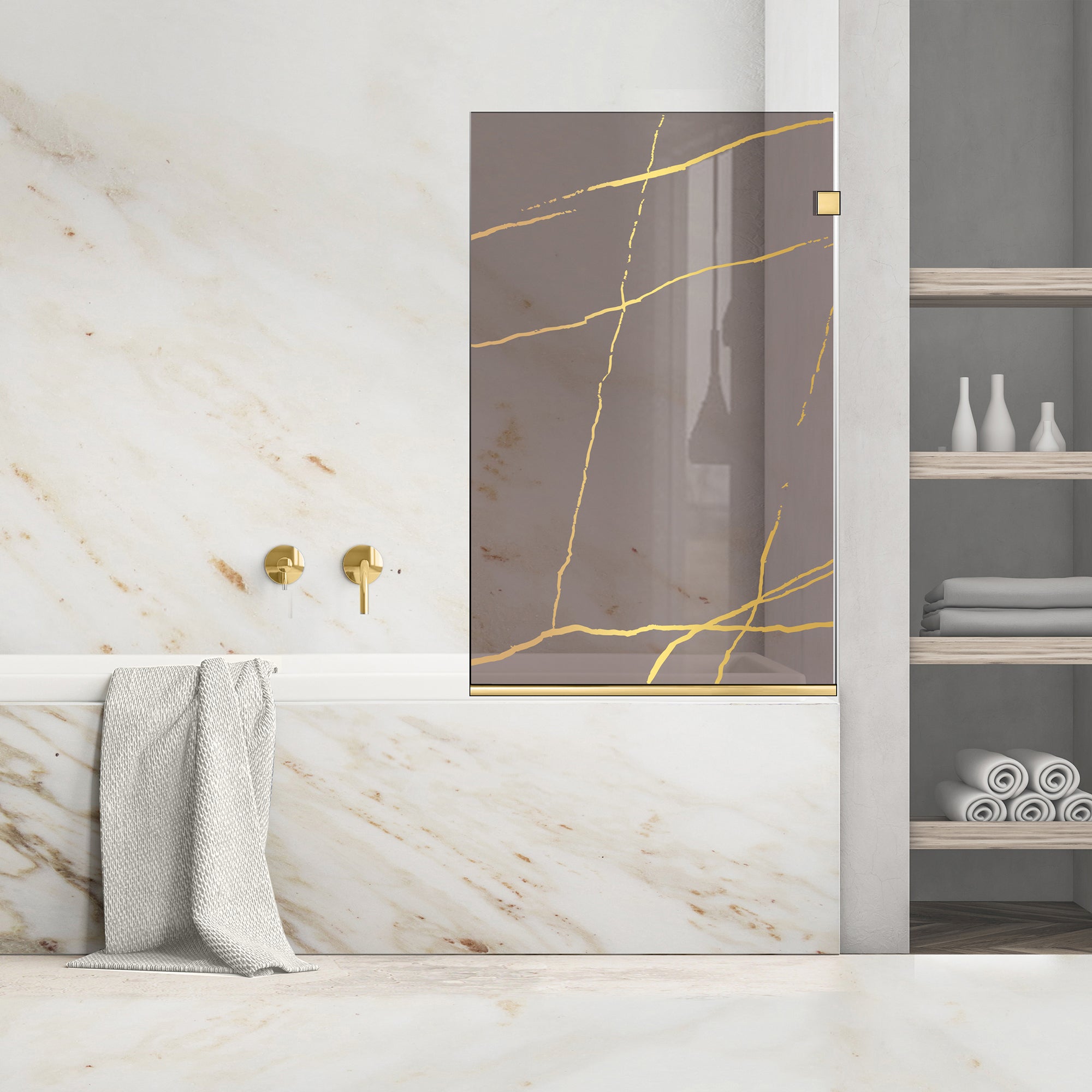 Bath screen, Bath screen Stainless steel