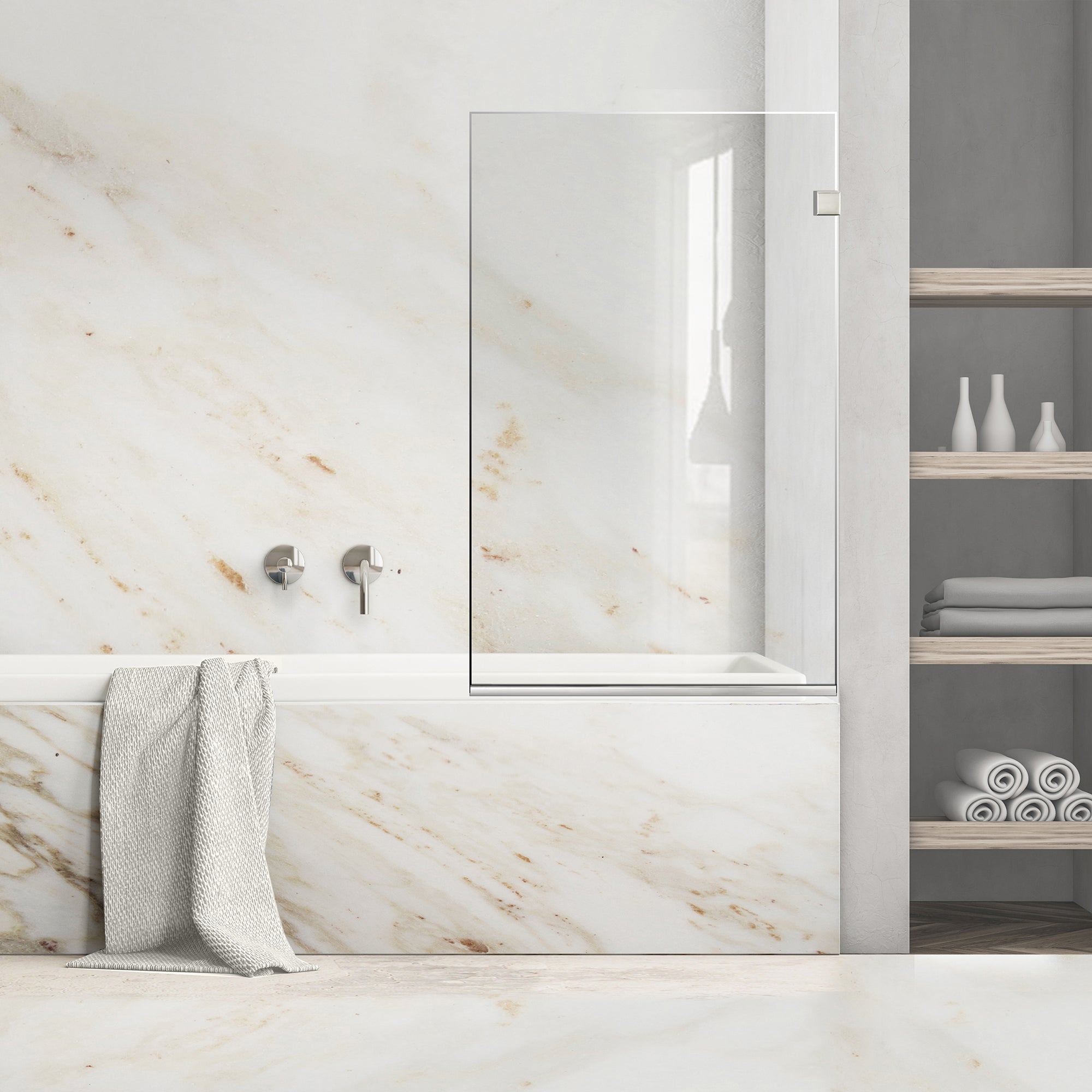 Bath screen, Bath screen Stainless steel