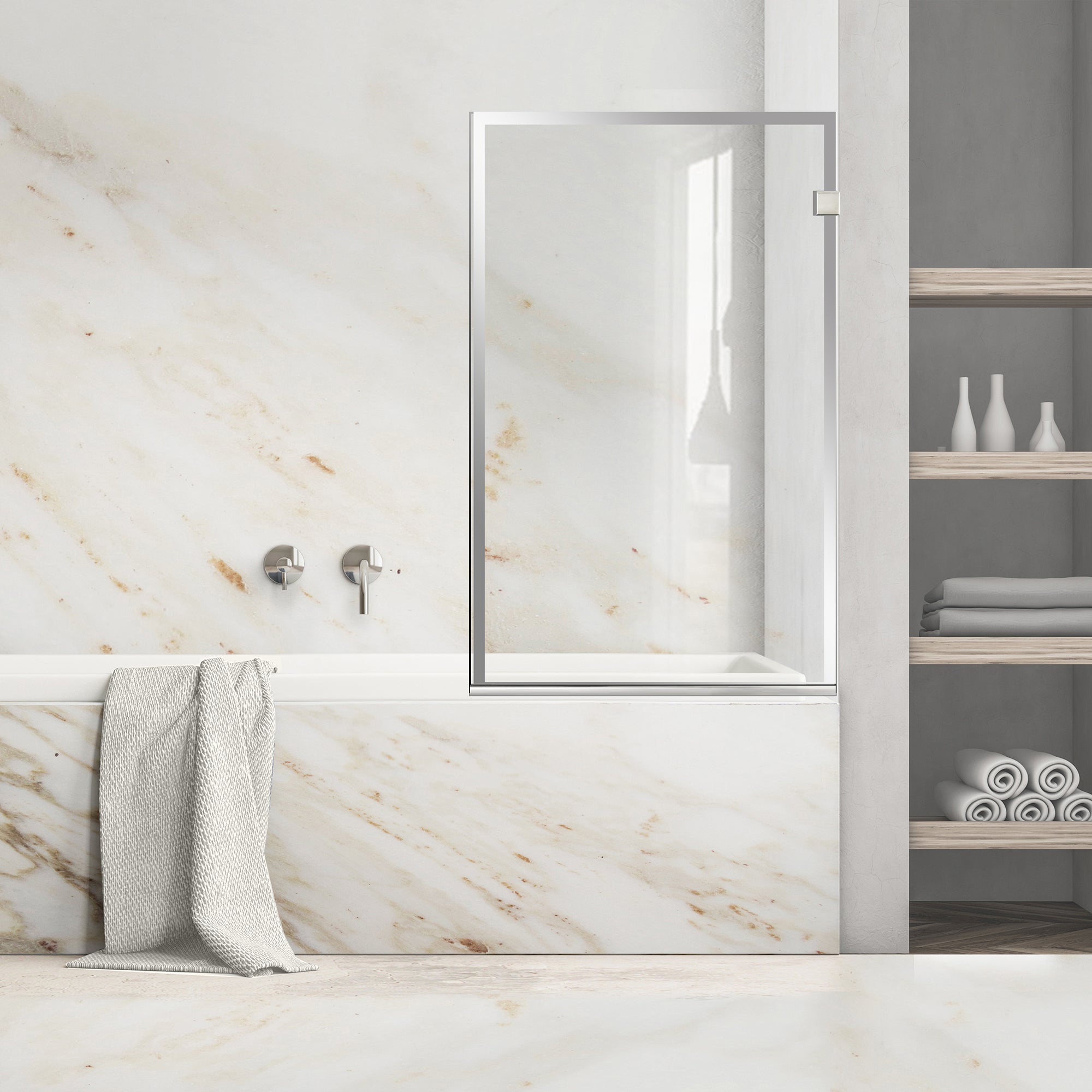 Bath screen, Bath screen Stainless steel