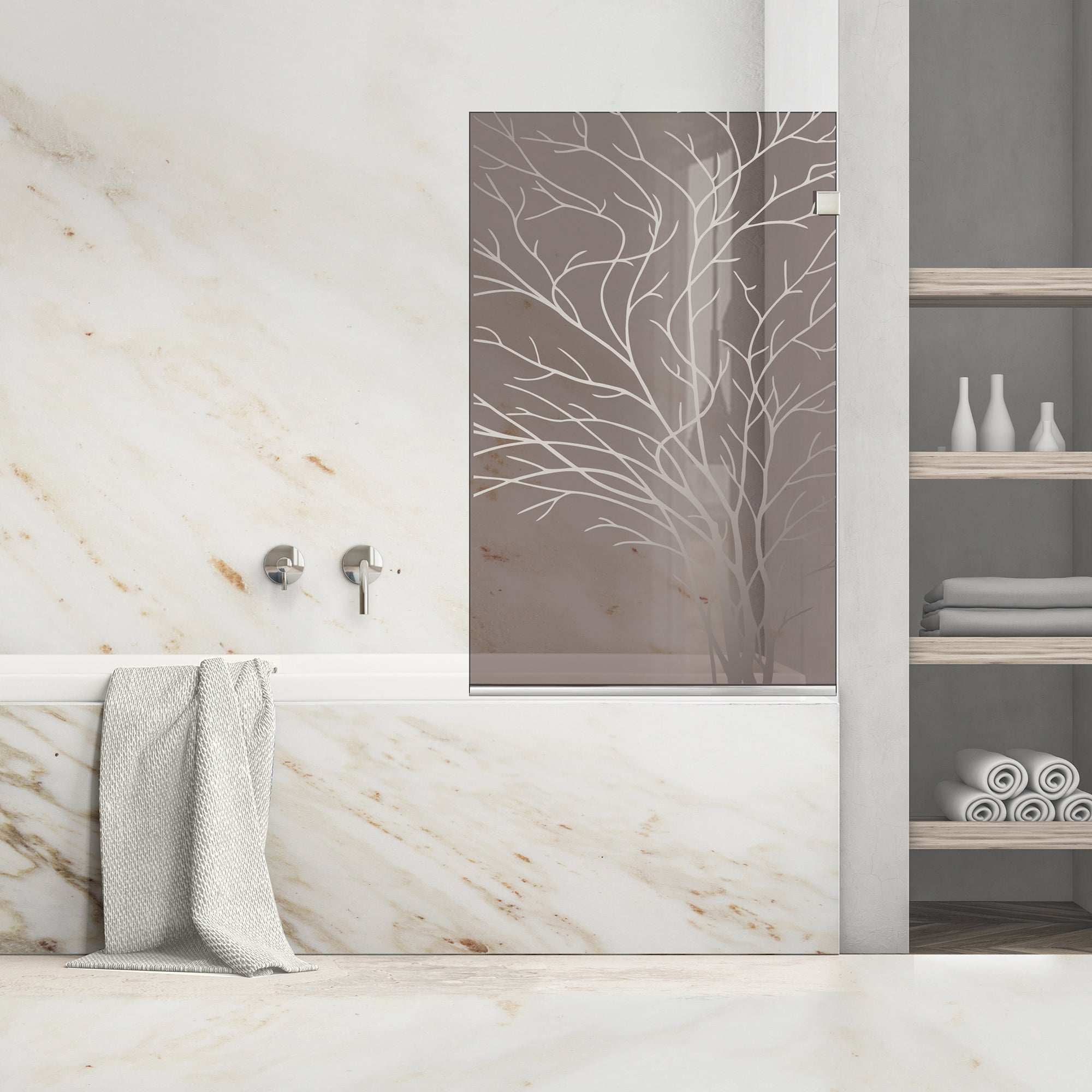 Bath screen, Bath screen Stainless steel