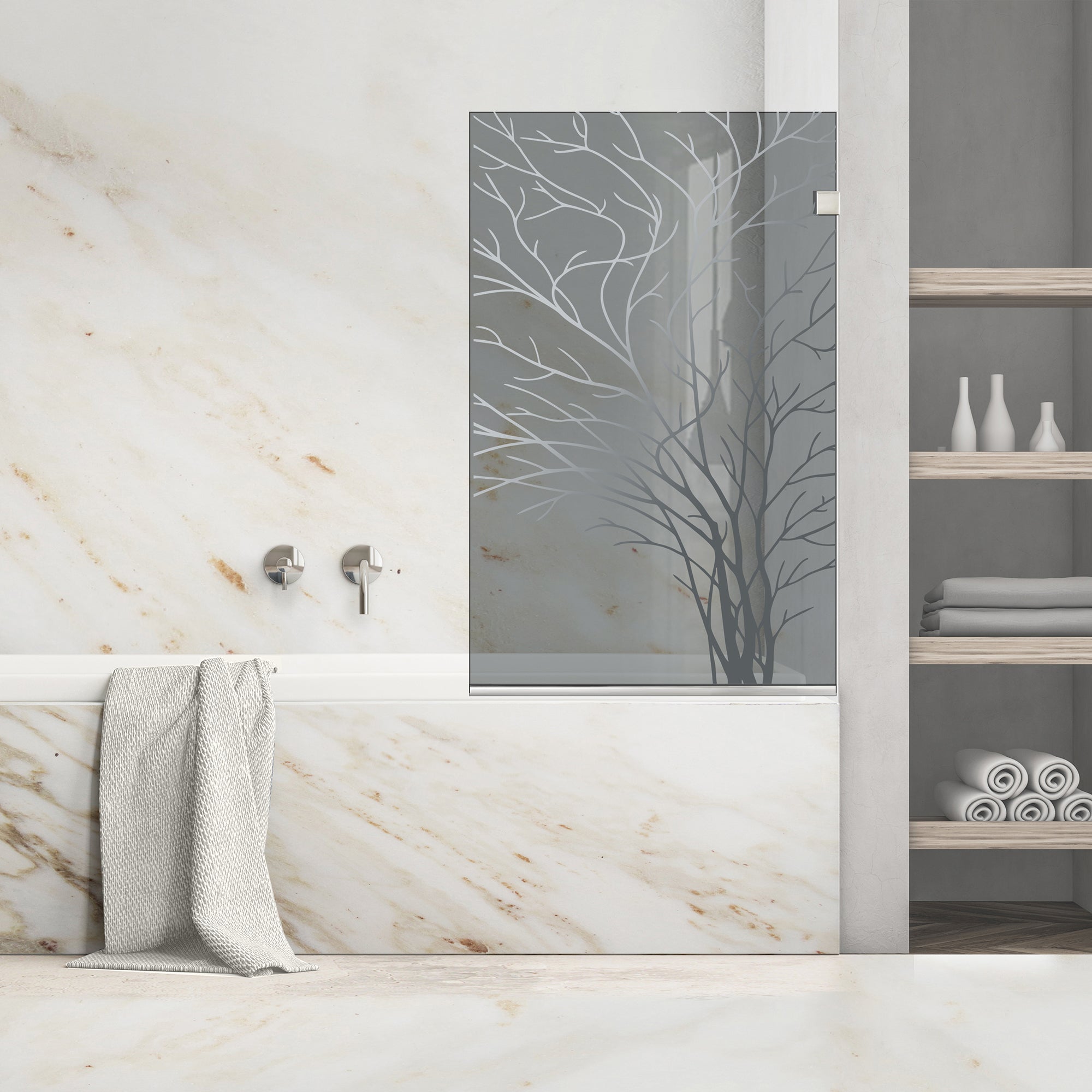 Bath screen, Bath screen Stainless steel