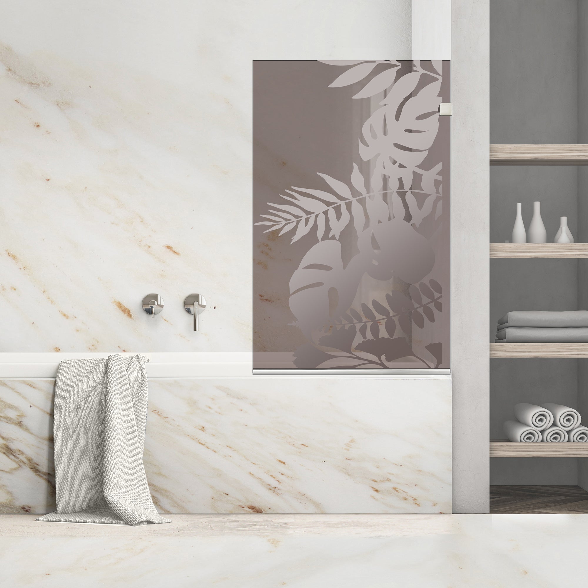 Bath screen, Bath screen Stainless steel