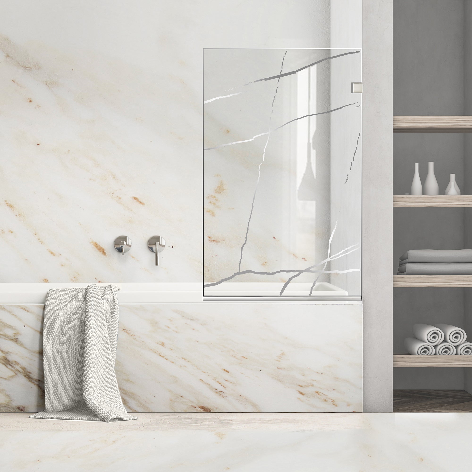 Bath screen, Bath screen Stainless steel