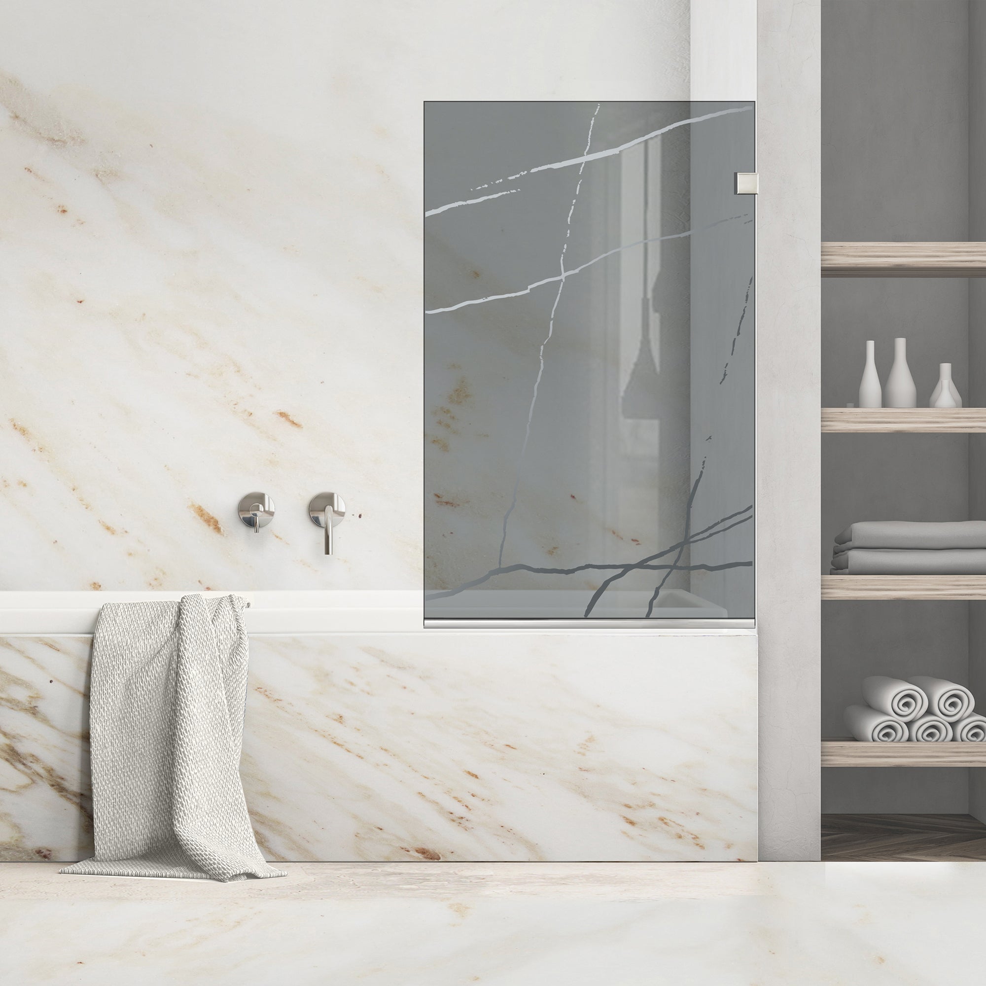 Bath screen, Bath screen Stainless steel
