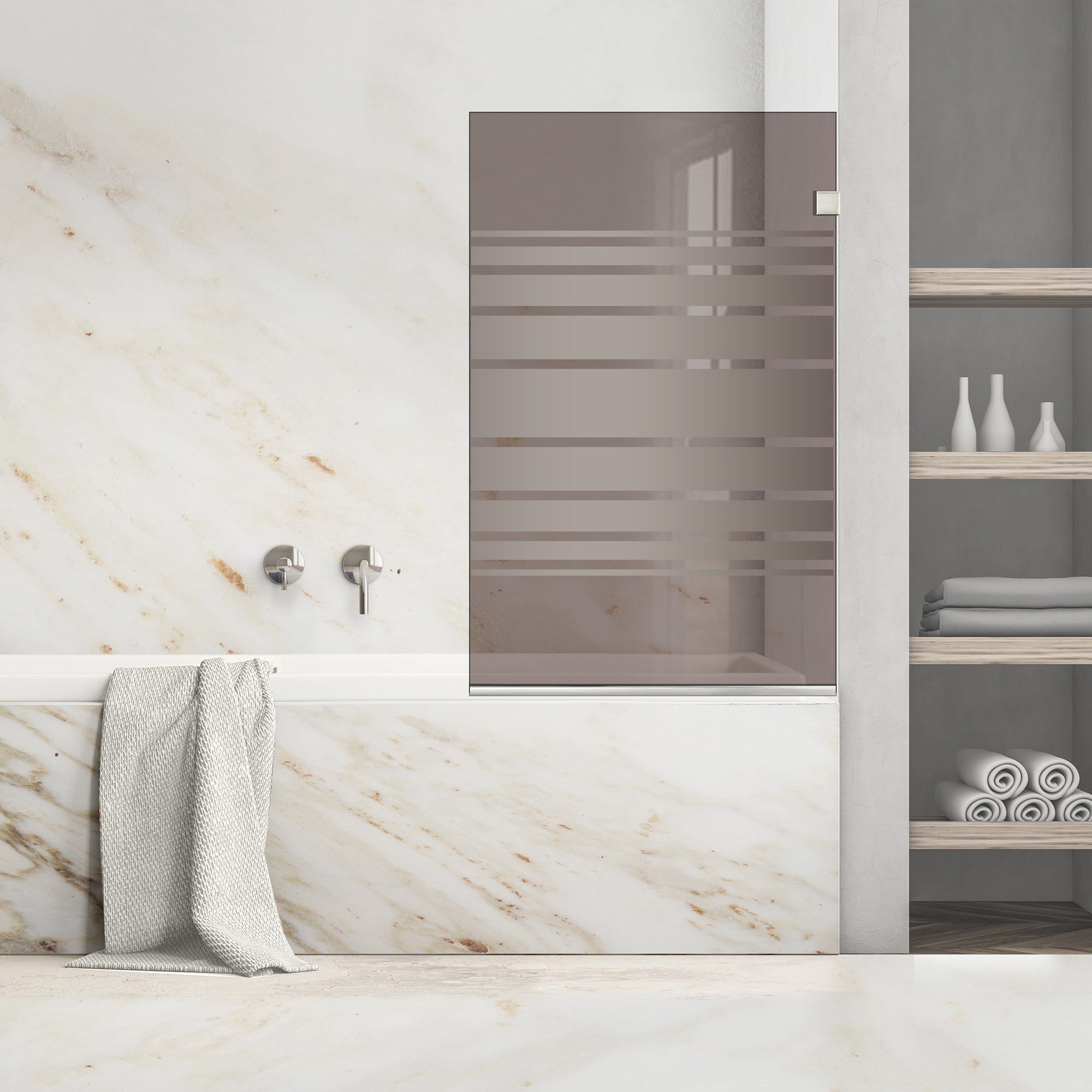 Bath screen, Bath screen Stainless steel