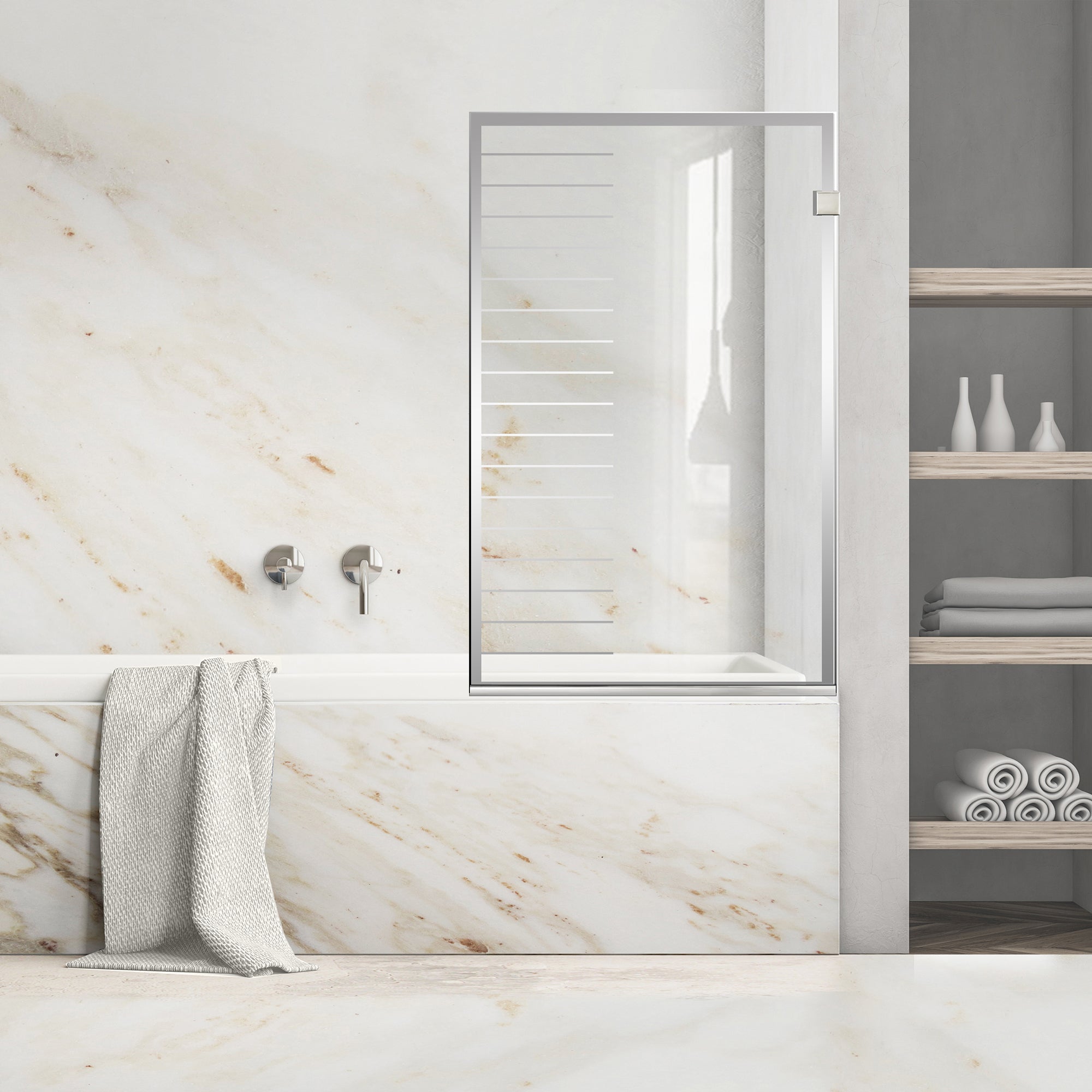 Bath screen, Bath screen Stainless steel