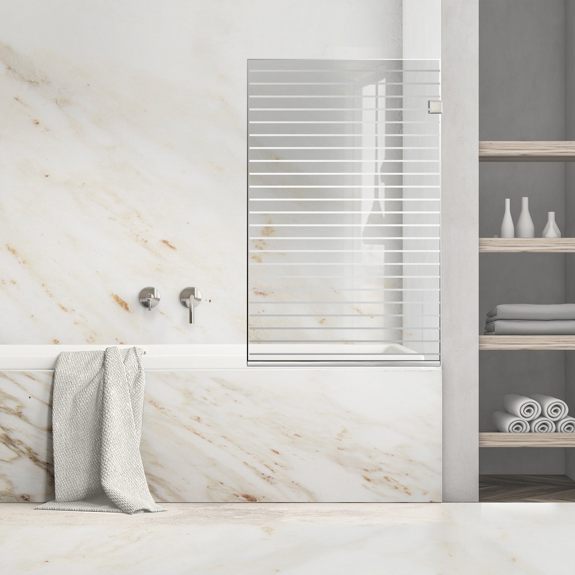 Bath screen, Bath screen Stainless steel