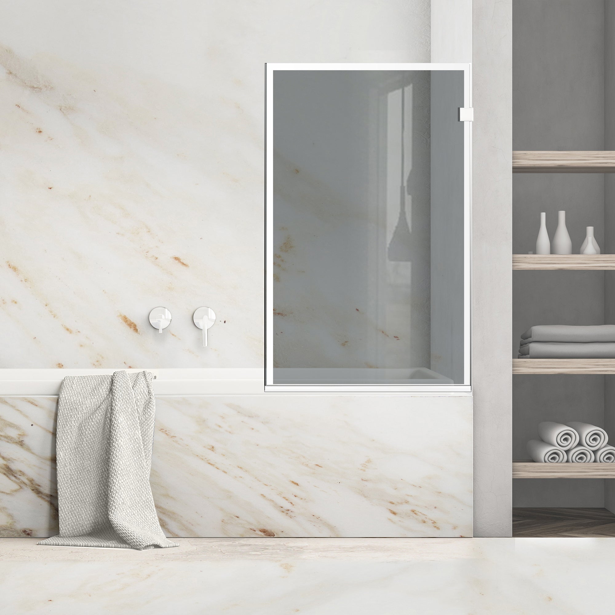 Bath screen, Bath screen Stainless steel