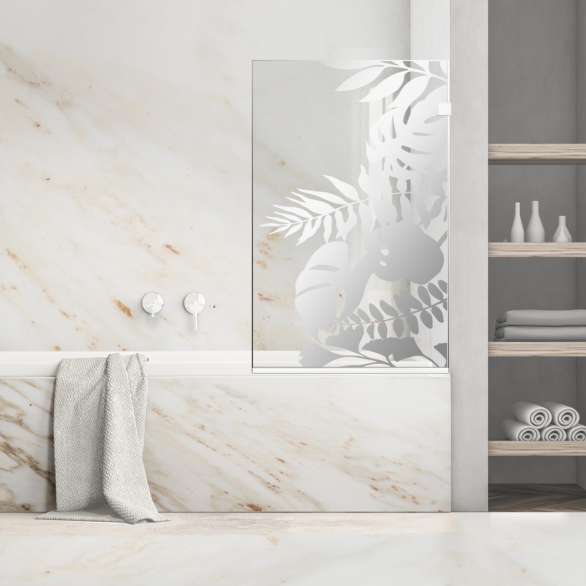 Bath screen, Bath screen Stainless steel
