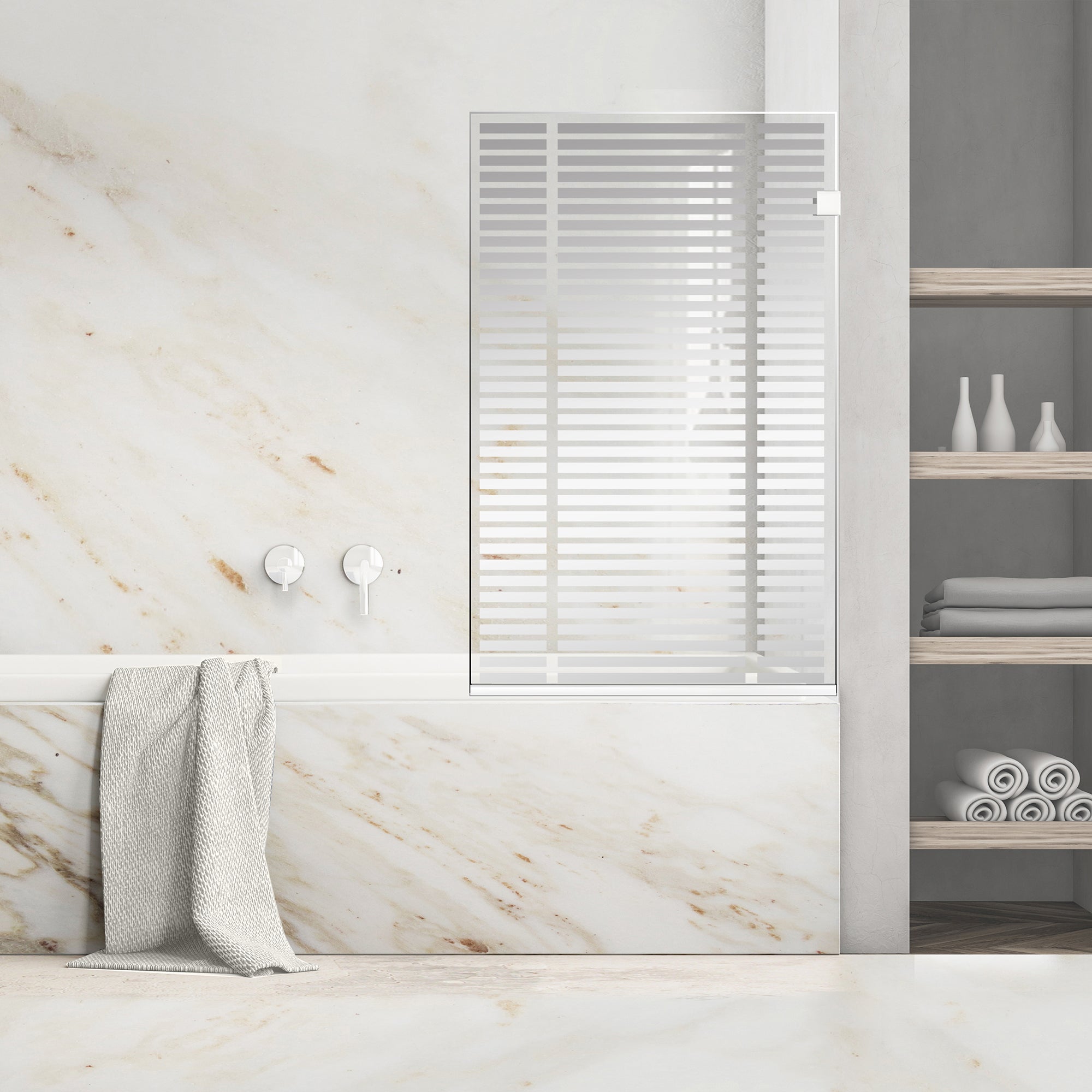 Bath screen, Bath screen Stainless steel