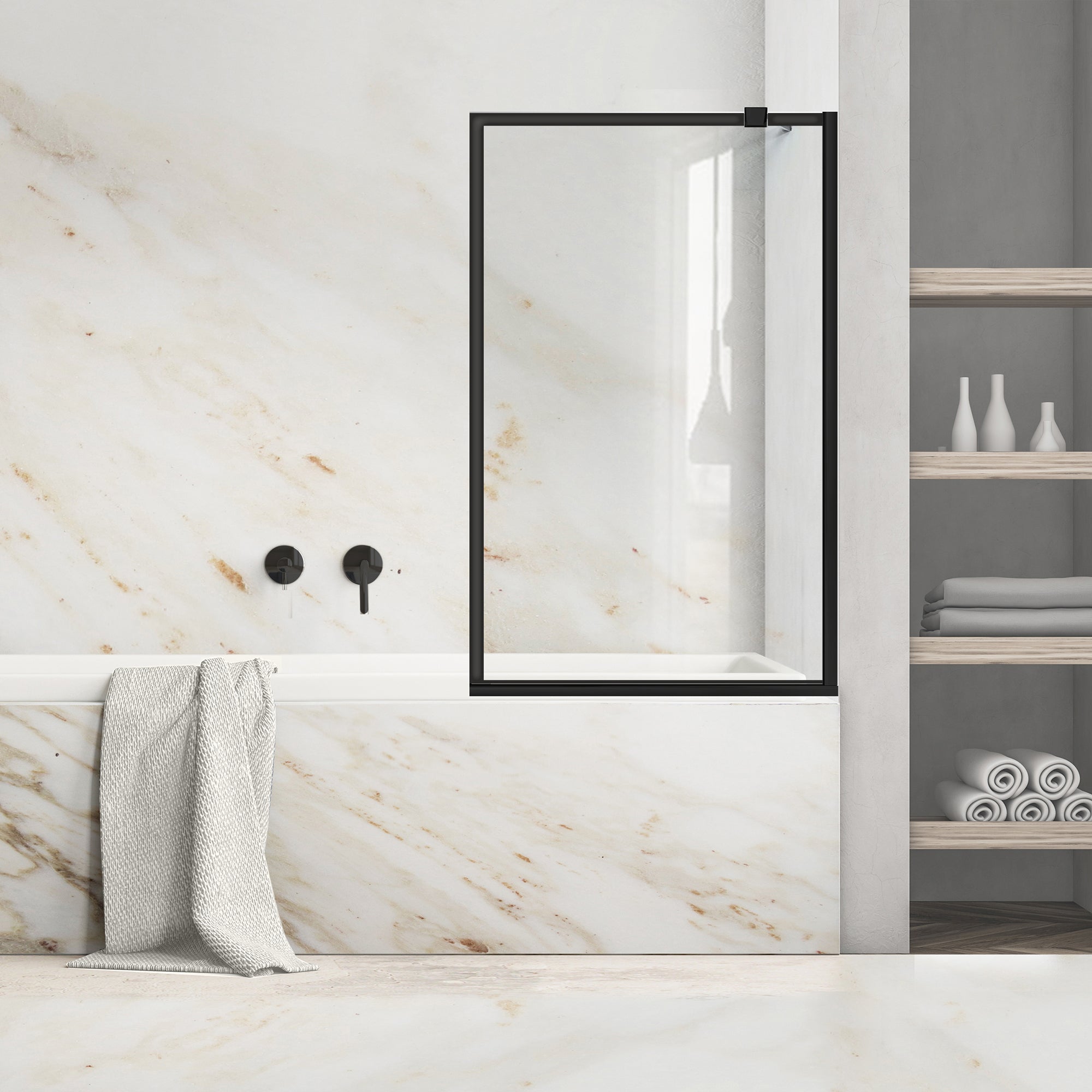 Bath screen, Bath screen Stainless steel