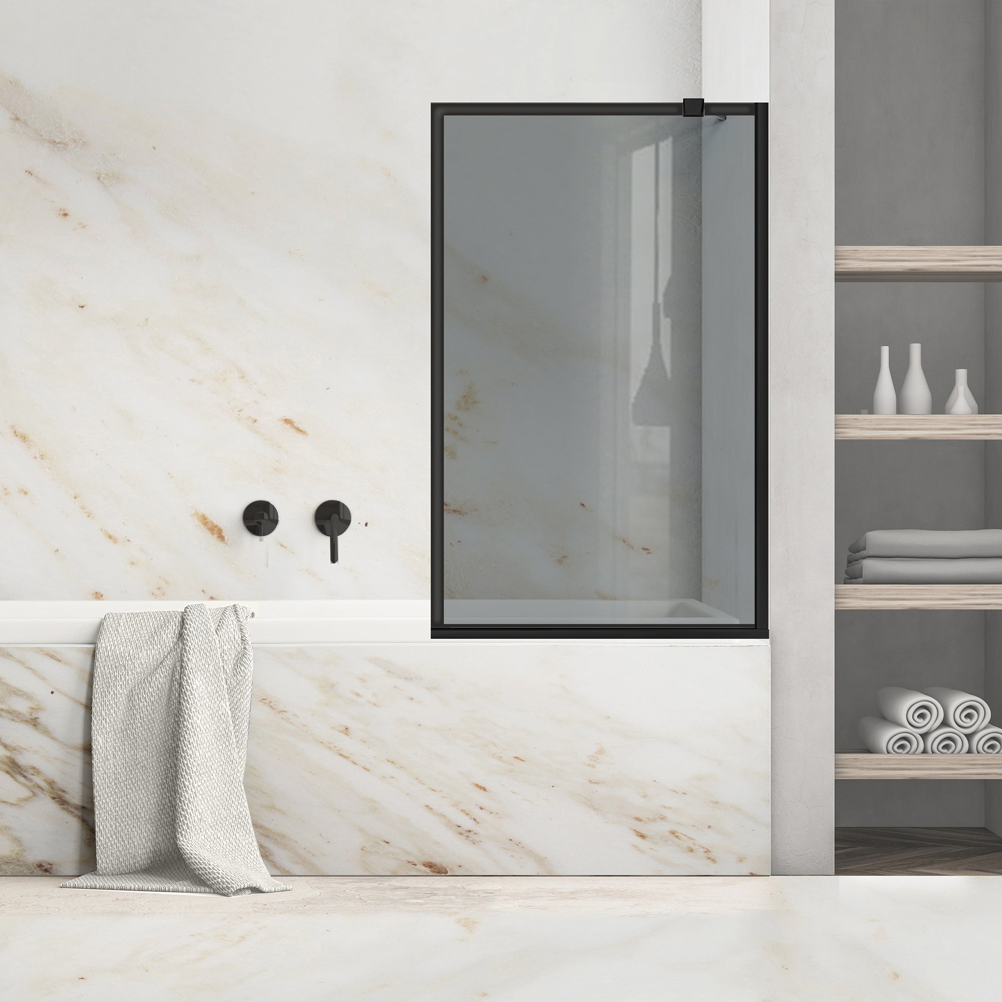 Bath screen, Bath screen Stainless steel