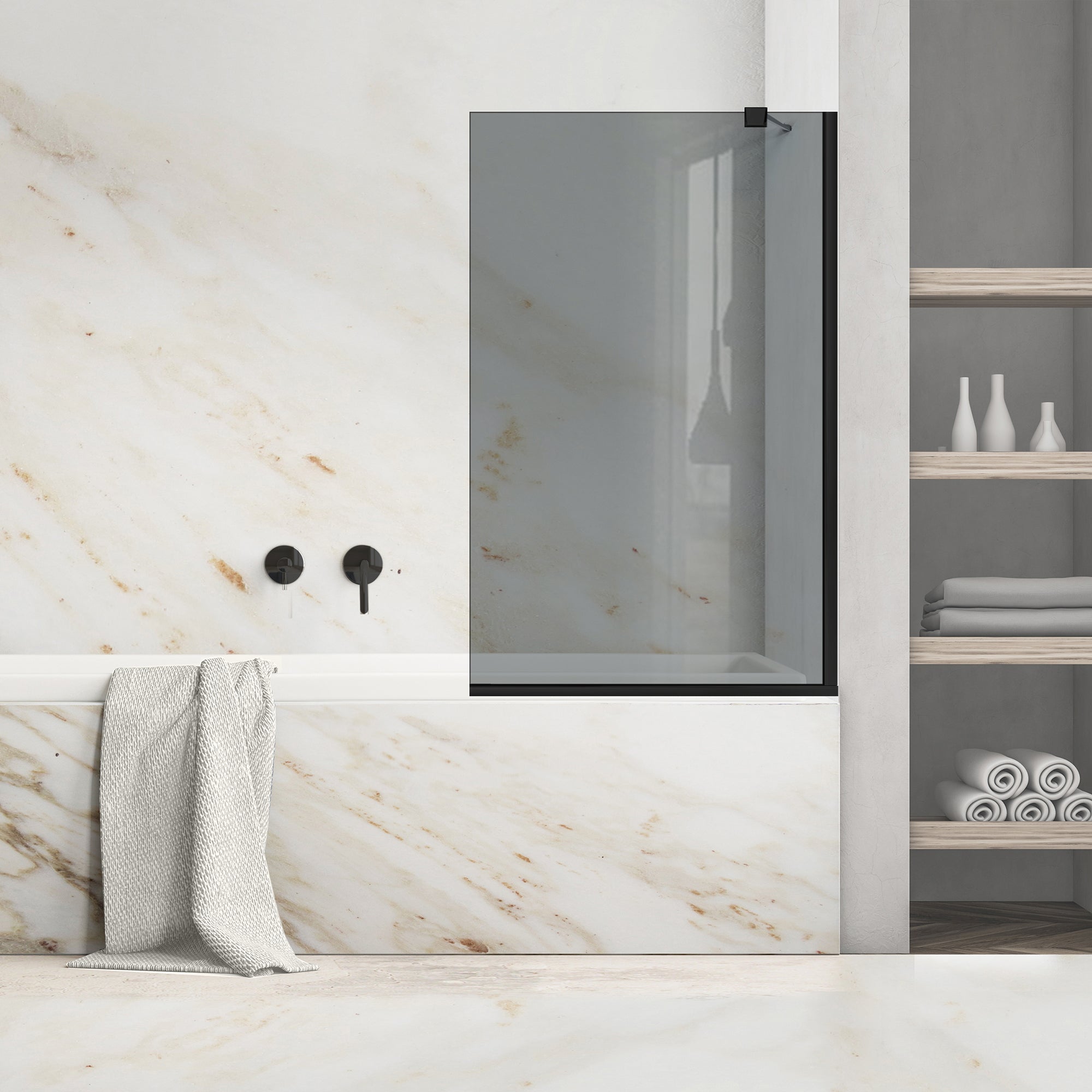 Bath screen, Bath screen Stainless steel