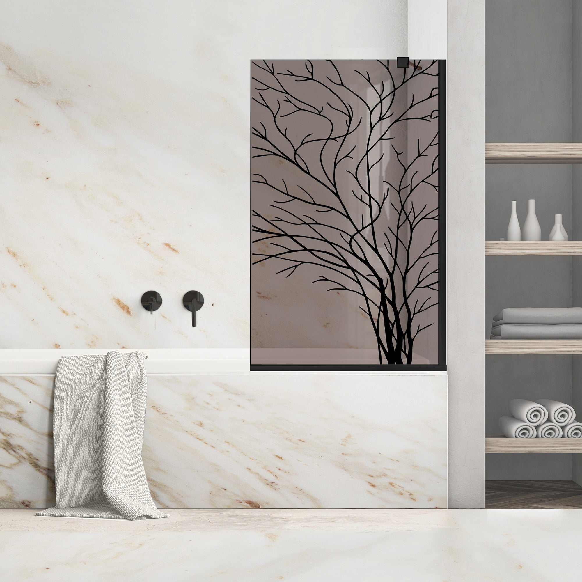 Bath screen, Bath screen Stainless steel