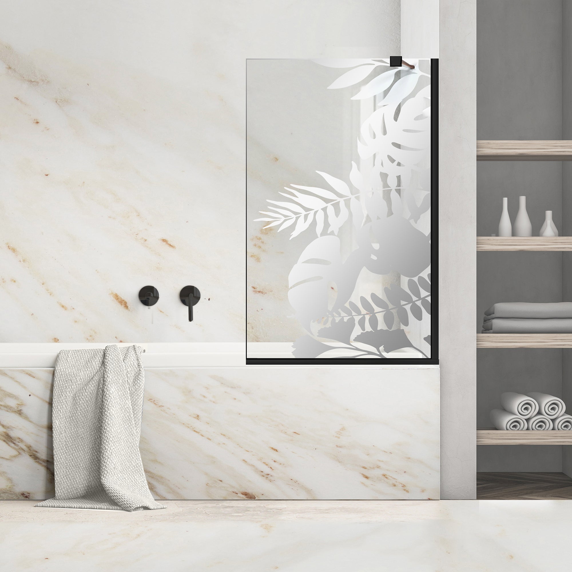 Bath screen, Bath screen Stainless steel