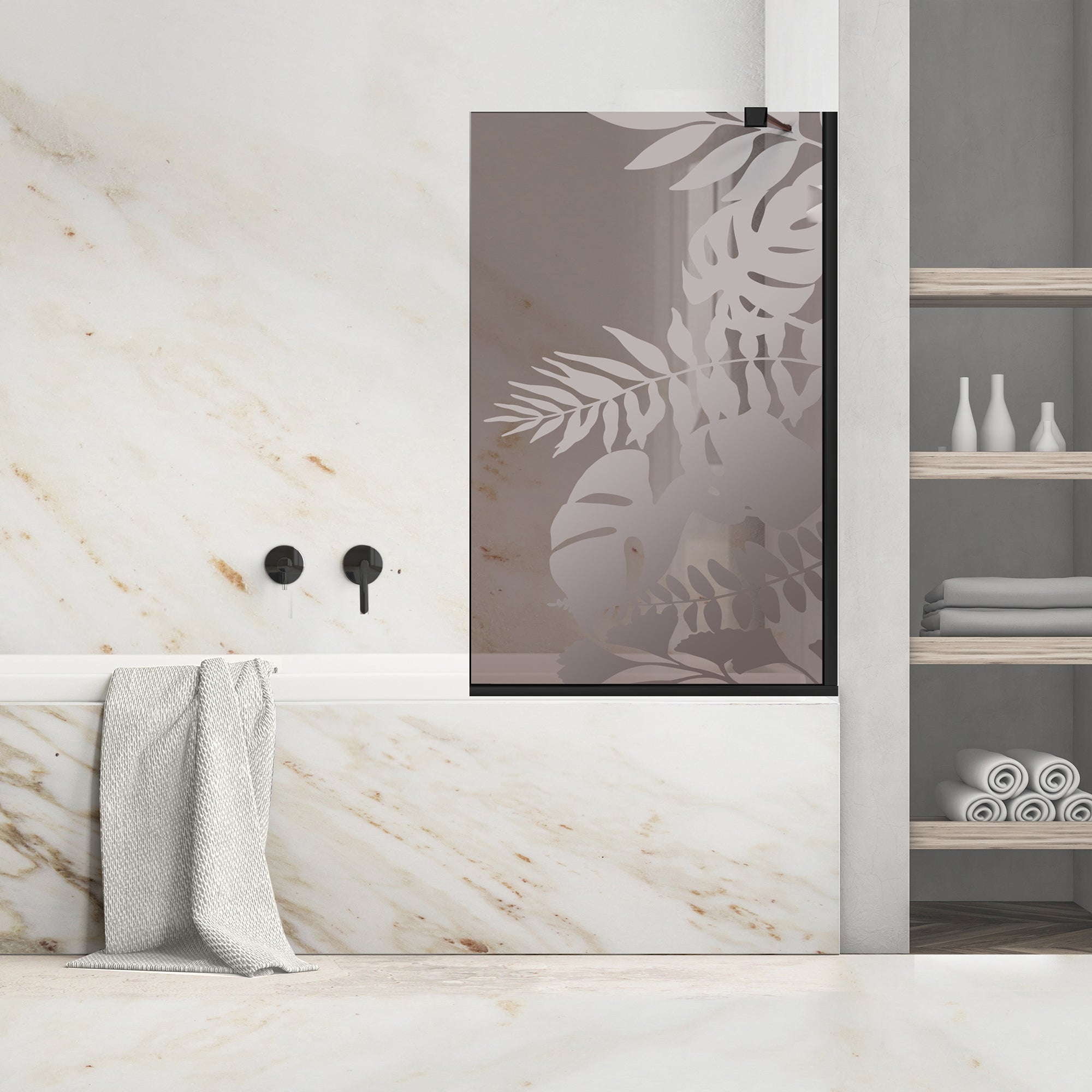 Bath screen, Bath screen Stainless steel