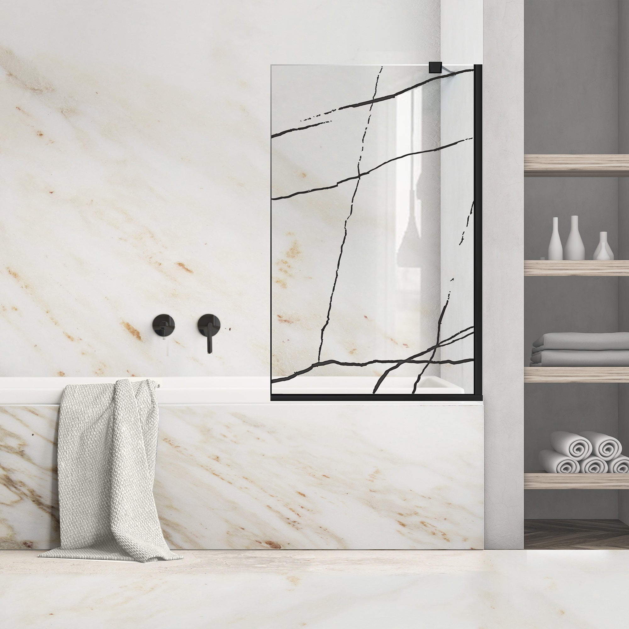 Bath screen, Bath screen Stainless steel