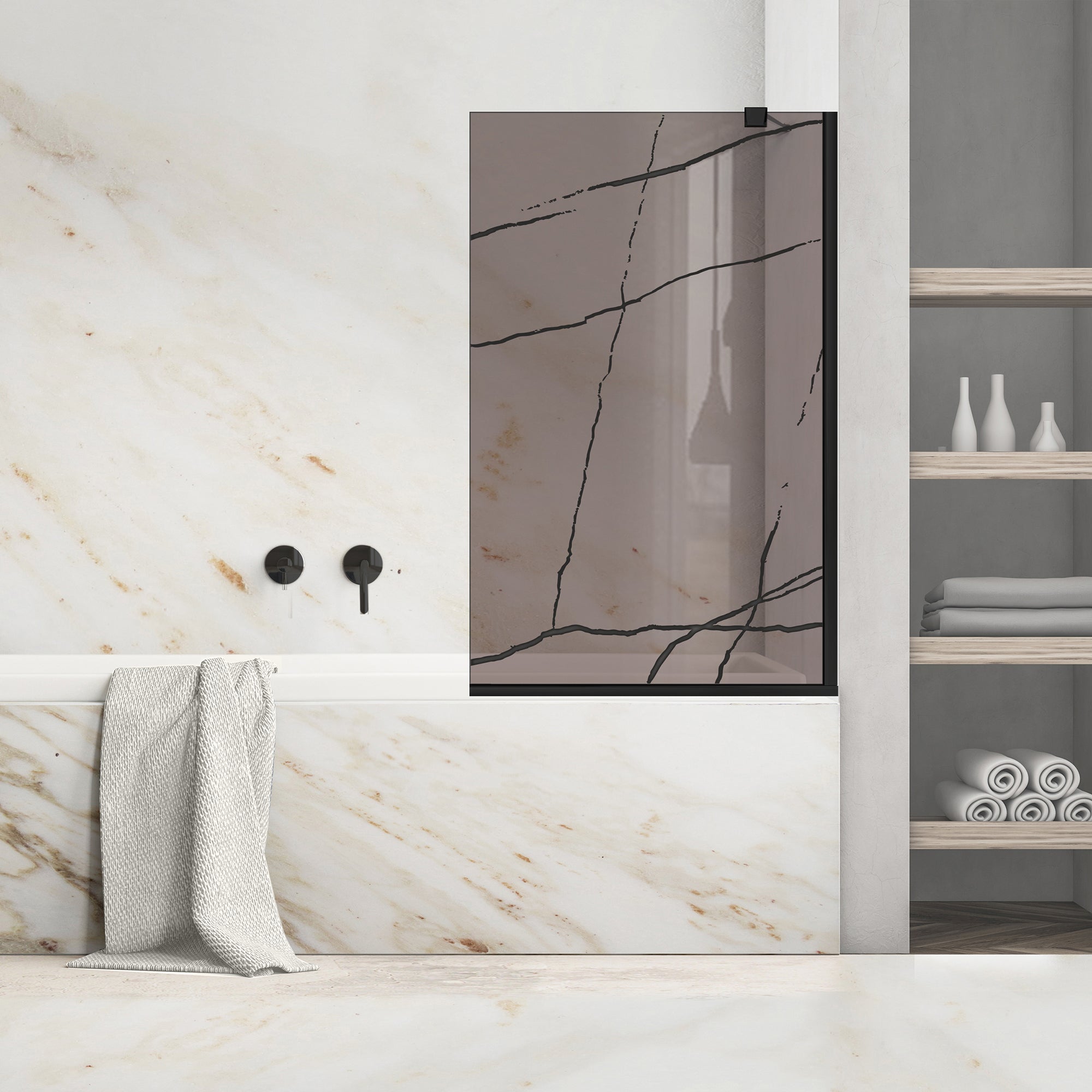 Bath screen, Bath screen Stainless steel