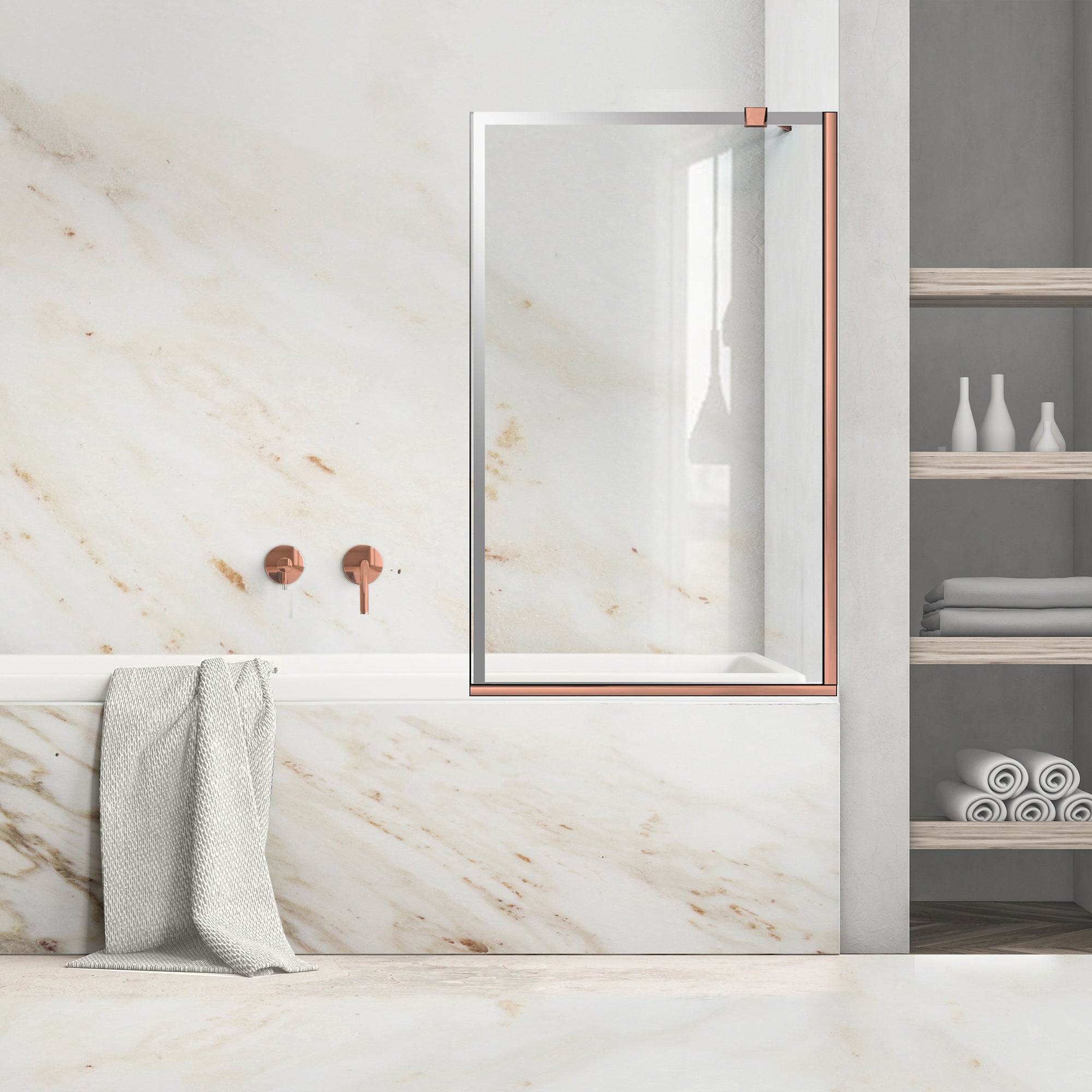 Bath screen, Bath screen Stainless steel
