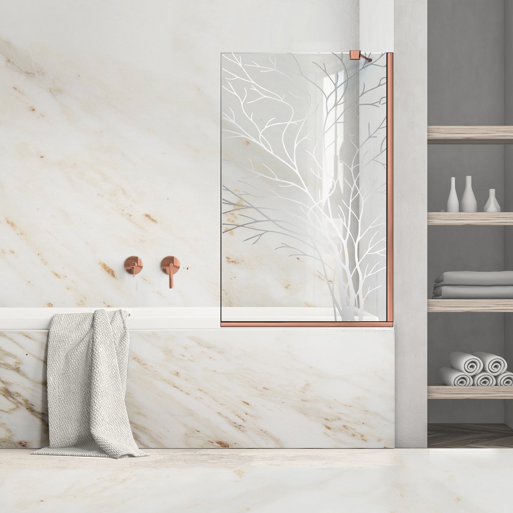 Bath screen, Bath screen Stainless steel