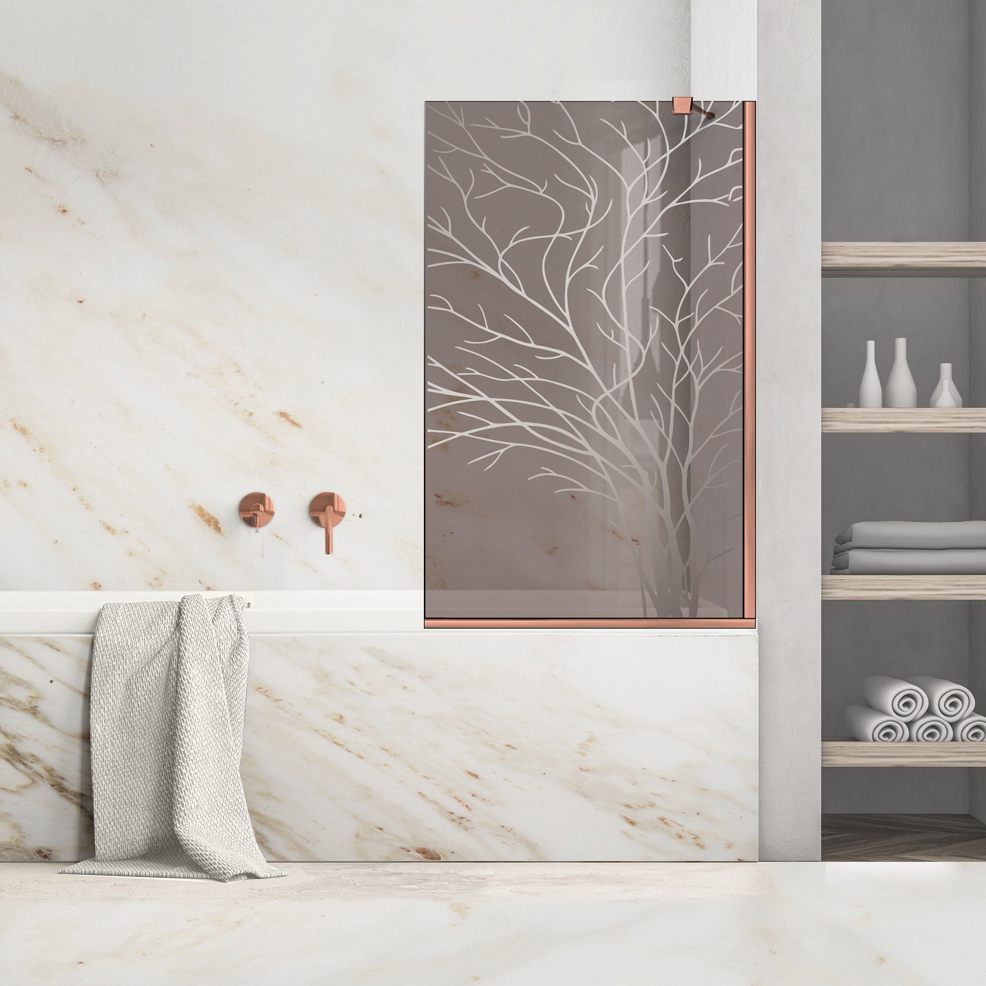 Bath screen, Bath screen Stainless steel
