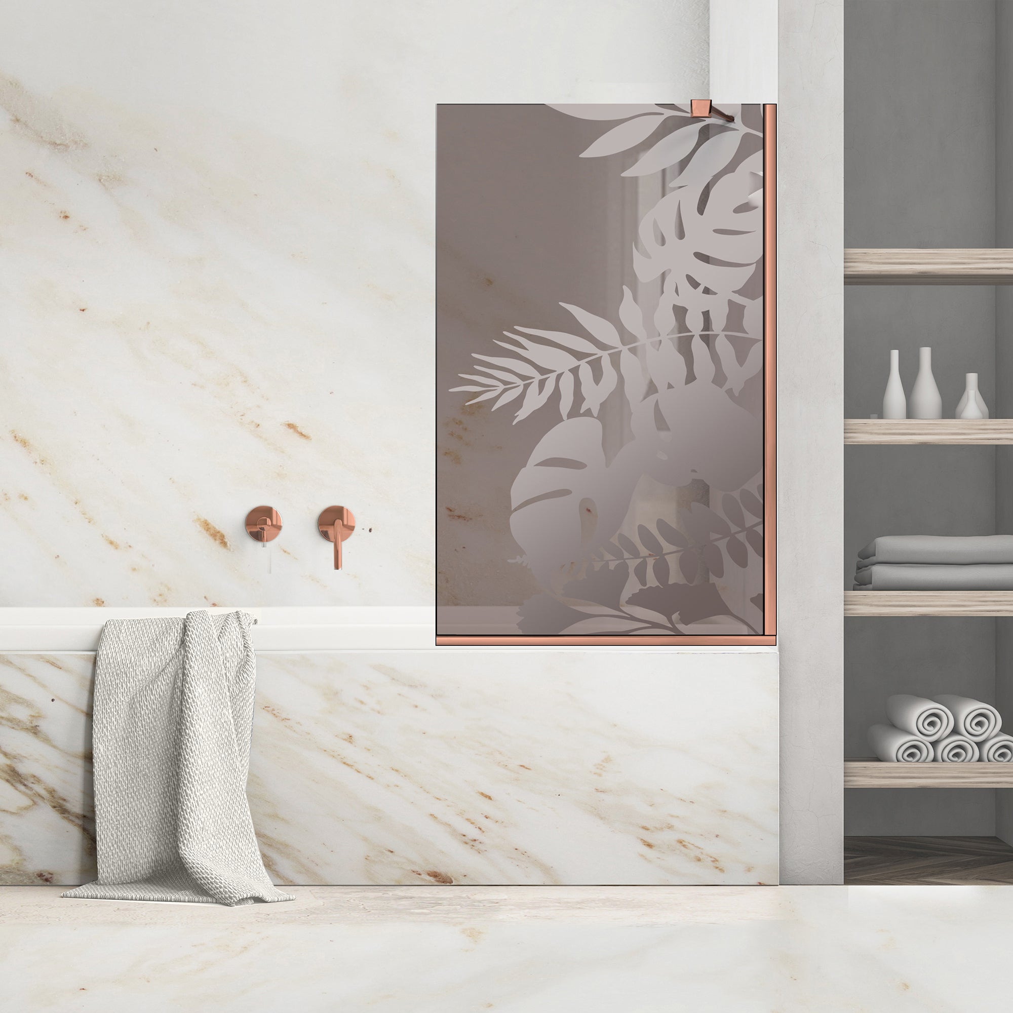 Bath screen, Bath screen Stainless steel