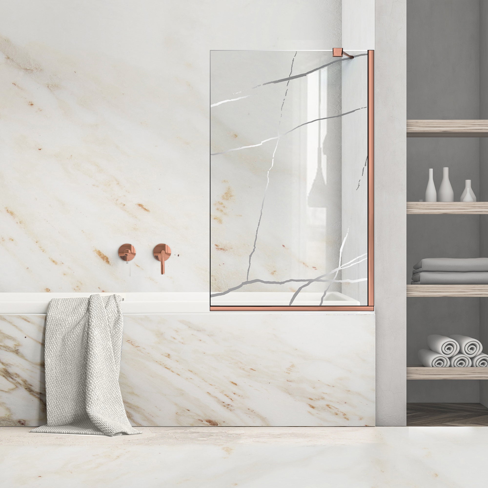 Bath screen, Bath screen Stainless steel