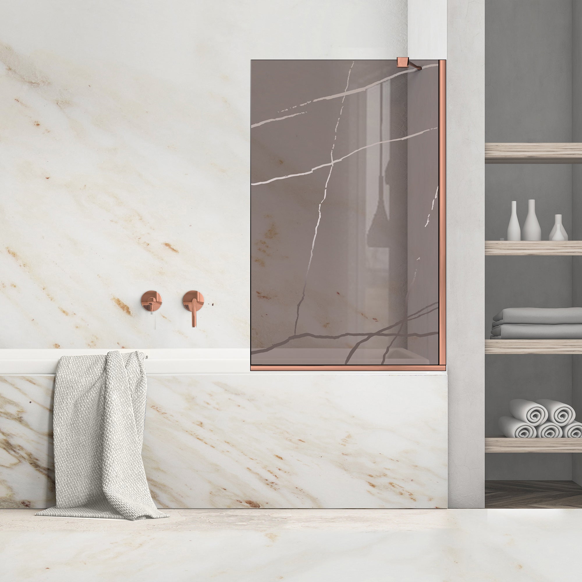 Bath screen, Bath screen Stainless steel
