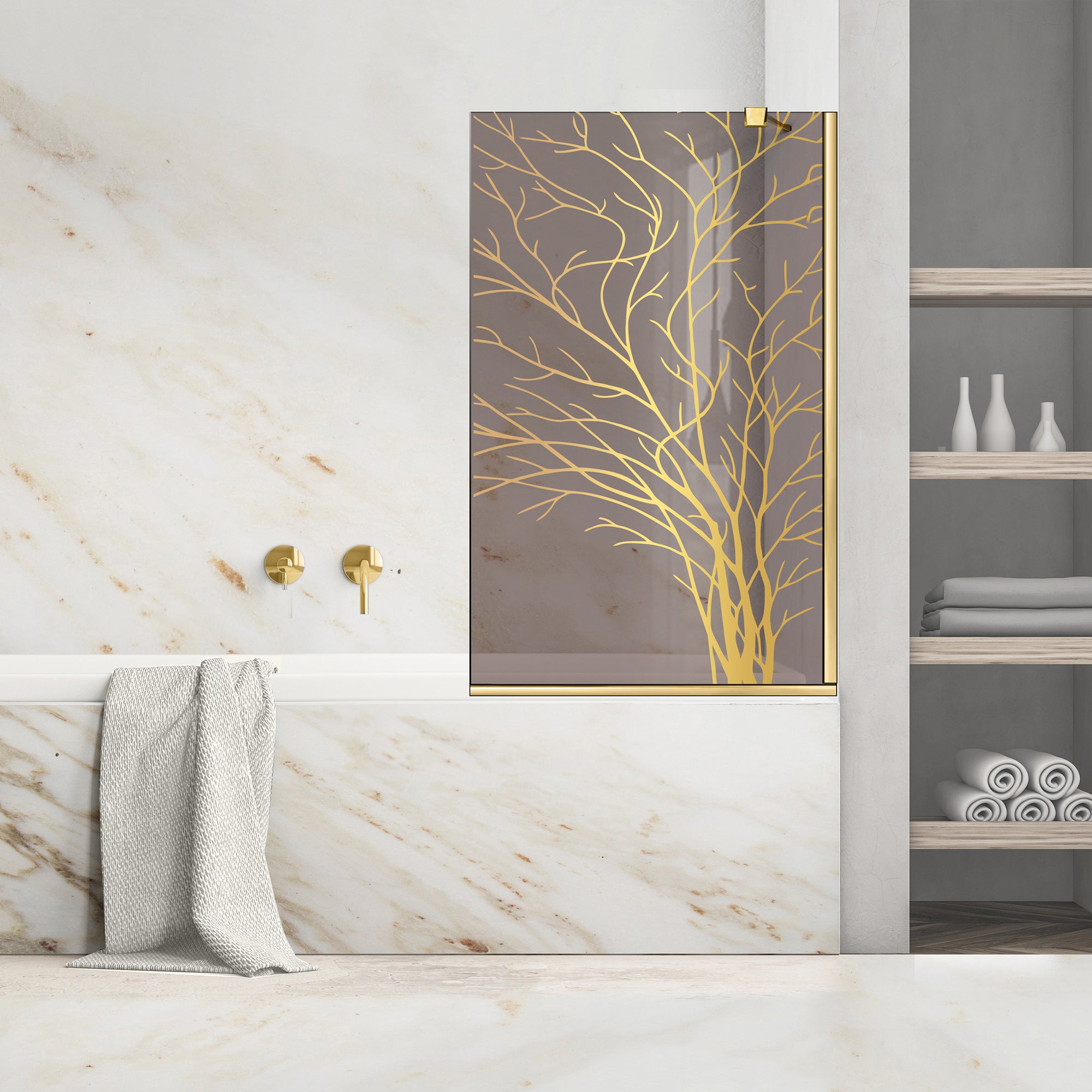 Bath screen, Bath screen Stainless steel