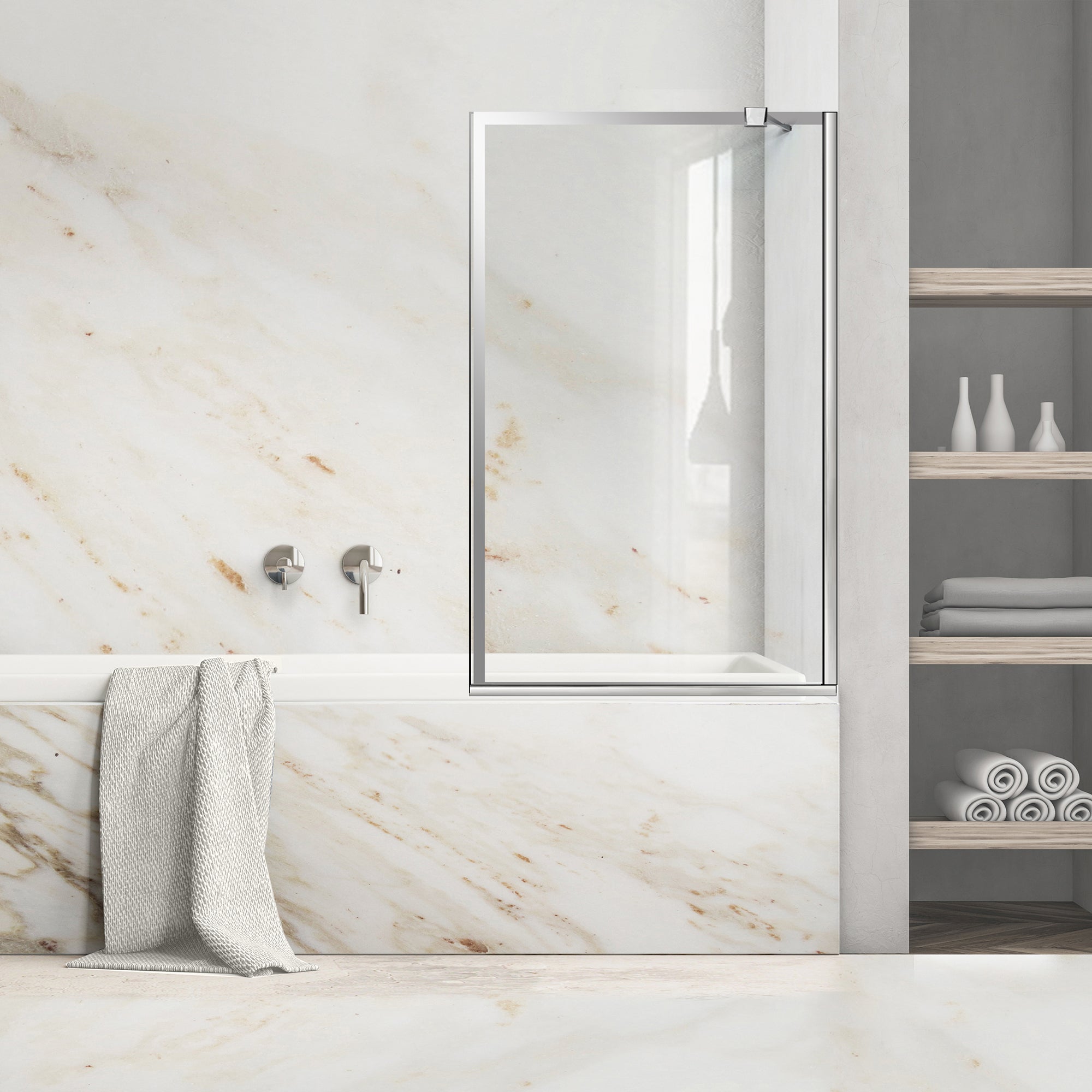 Bath screen, Bath screen Stainless steel