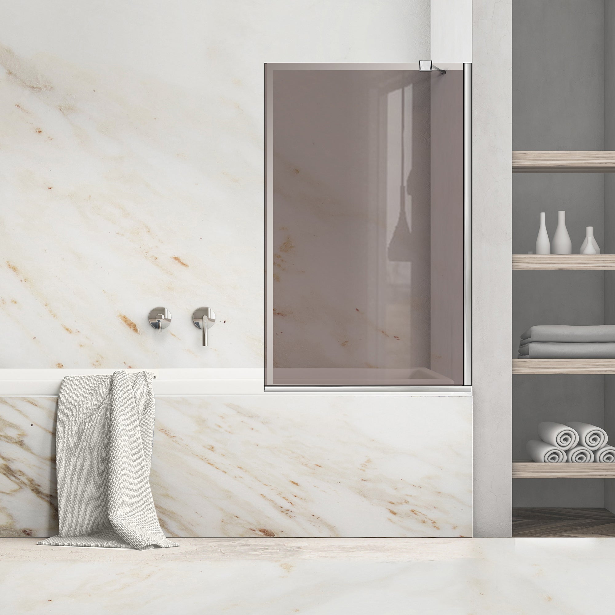 Bath screen, Bath screen Stainless steel
