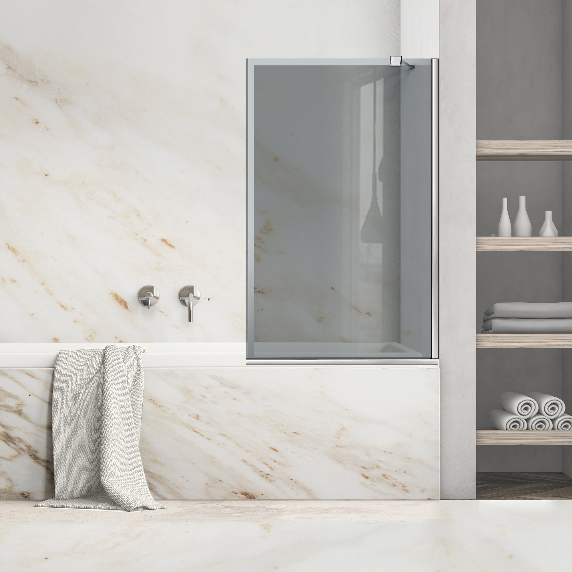 Bath screen, Bath screen Stainless steel