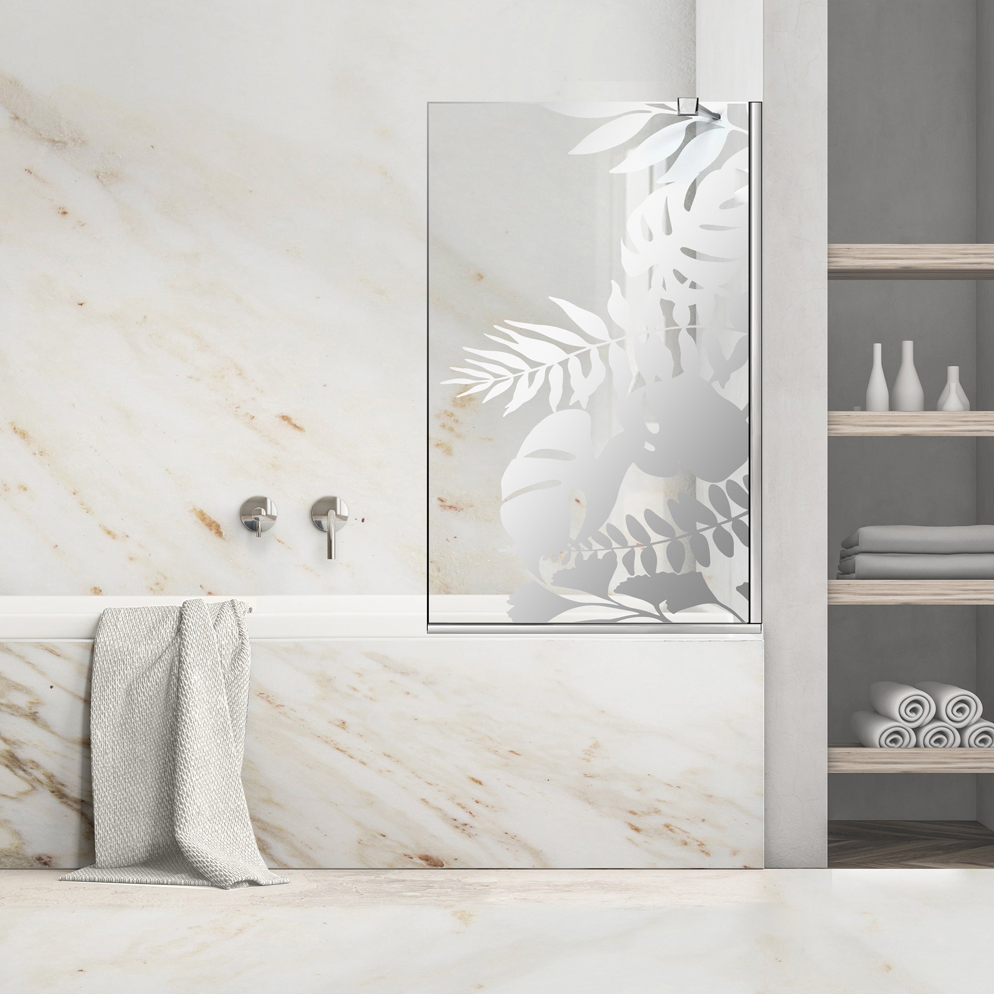 Bath screen, Bath screen Stainless steel