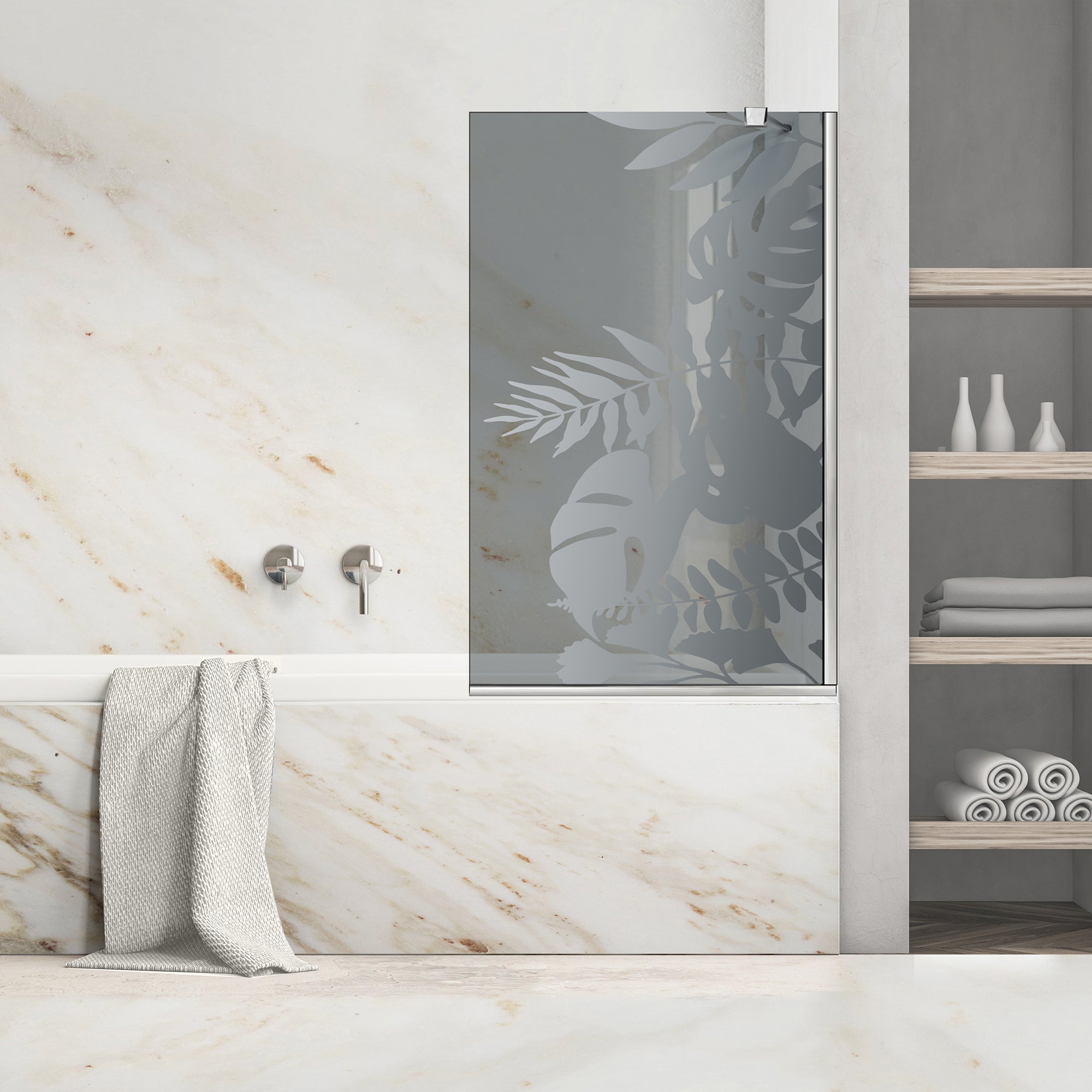 Bath screen, Bath screen Stainless steel